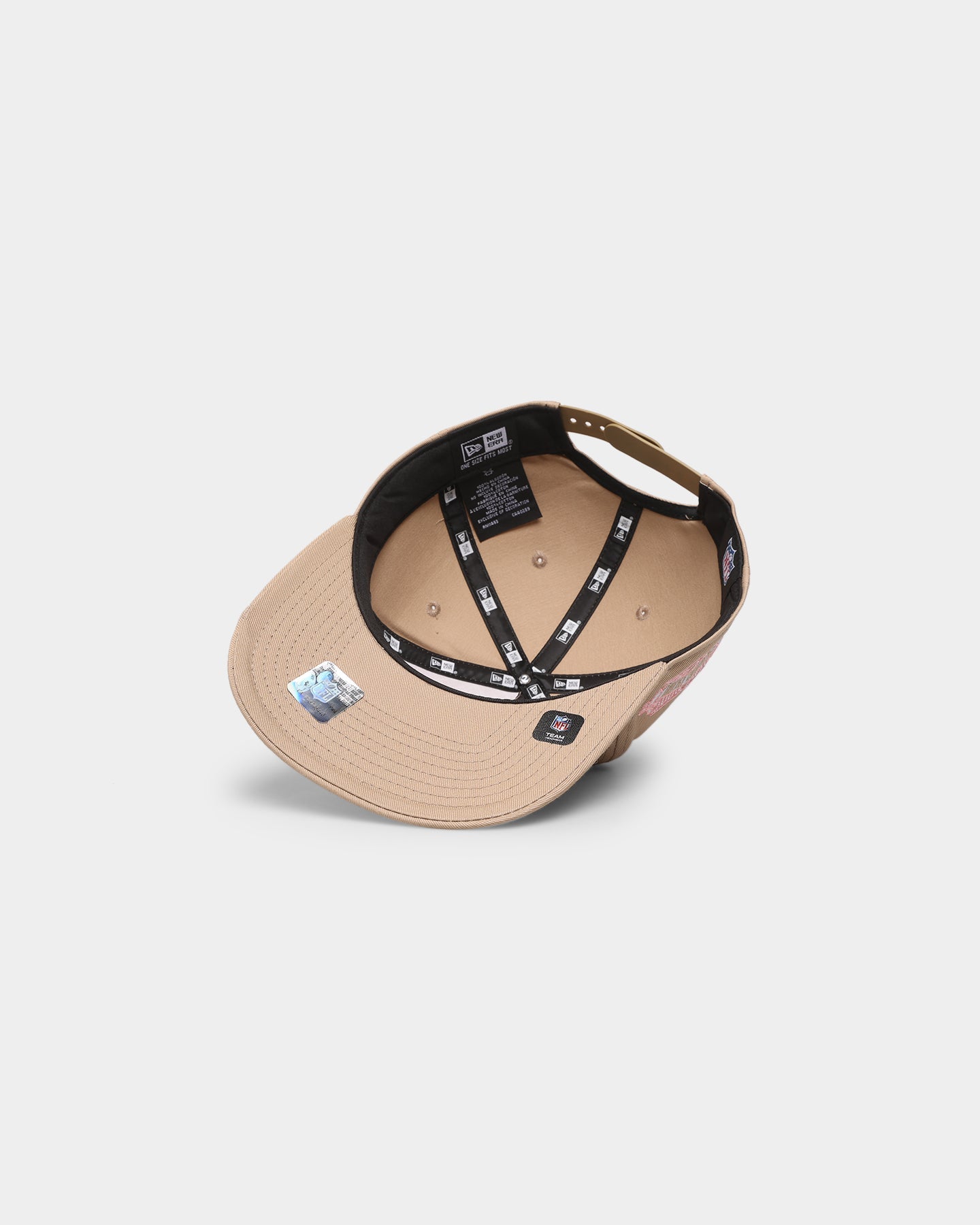New Era Las Vegas Raiders 'Tumbleweed Sundae' Old Golfer Snapback Khaki/Pink