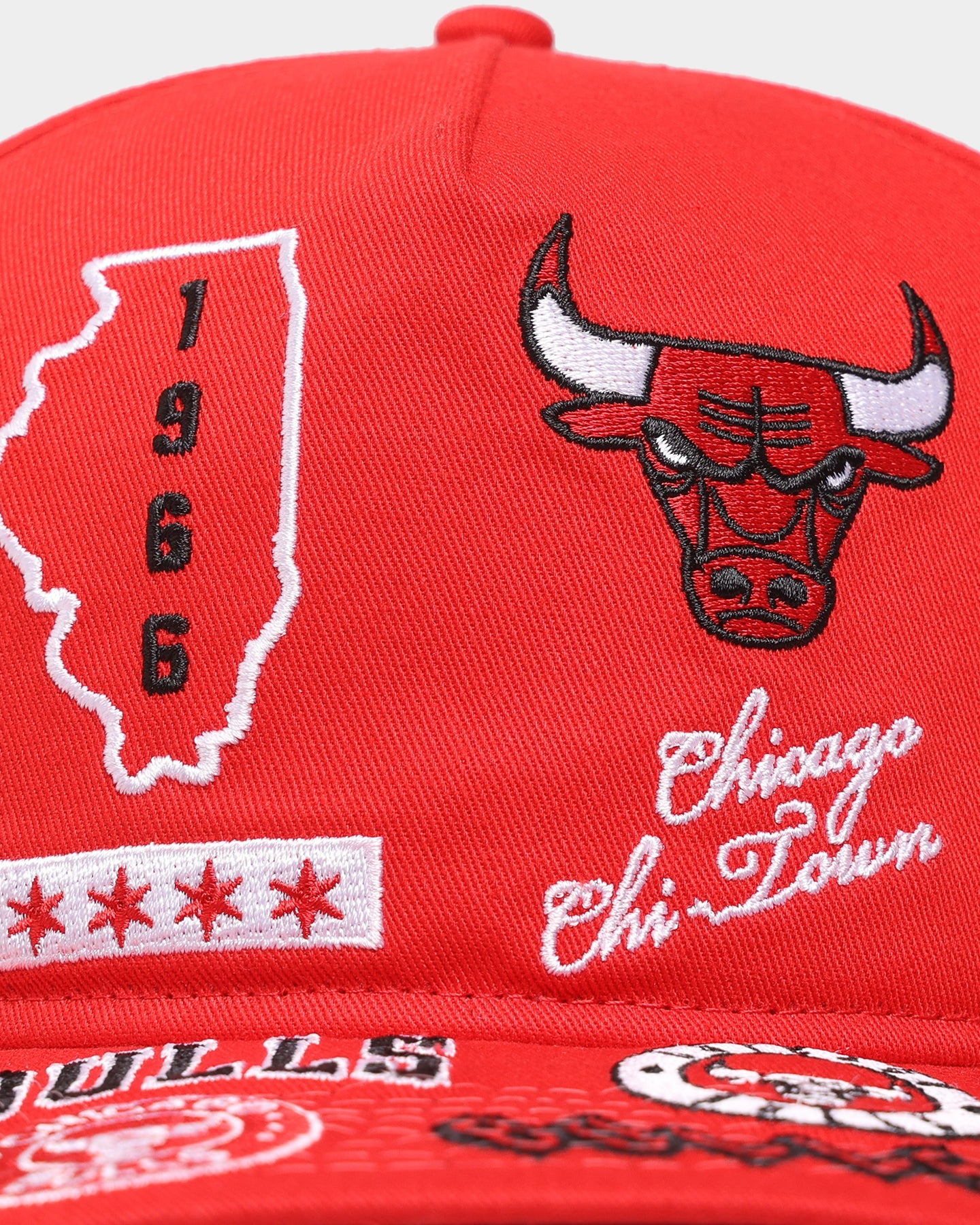 New Era Chicago Bulls 'Team Multi Logo' Old Golfer Snapback Team/Multi