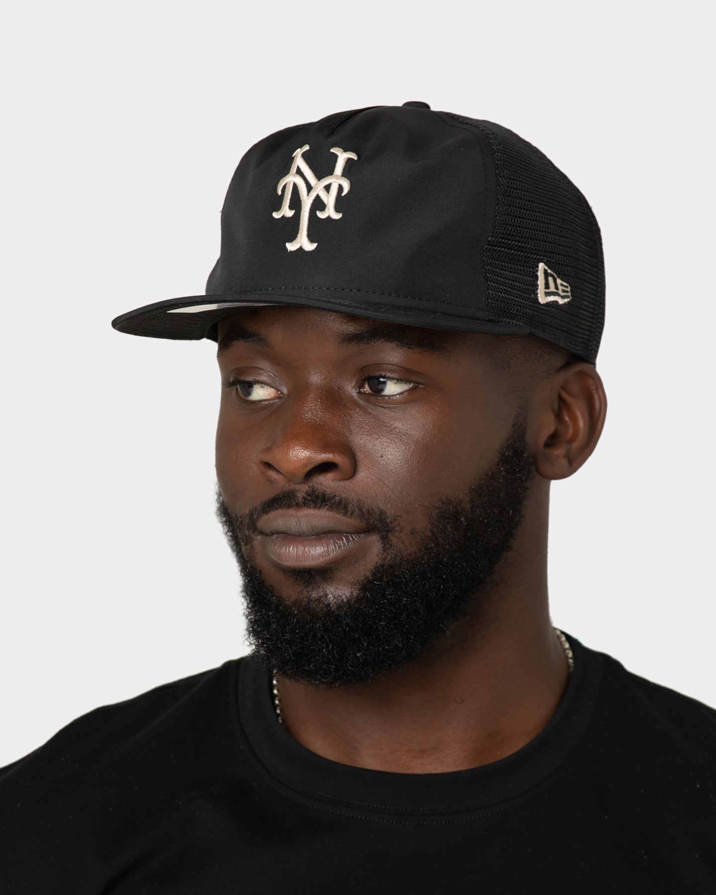 New Era New York Mets 'Black Stone' Prolight Golfer Trucker
