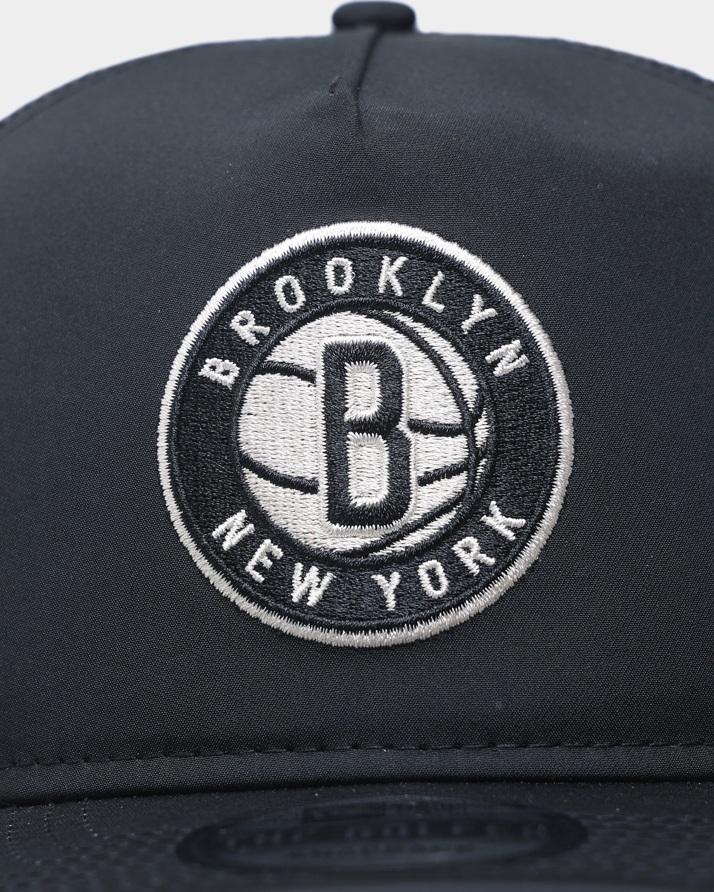 New Era Brooklyn Nets 'Black Stone' Prolight Golfer Trucker Snapback Black/Stone