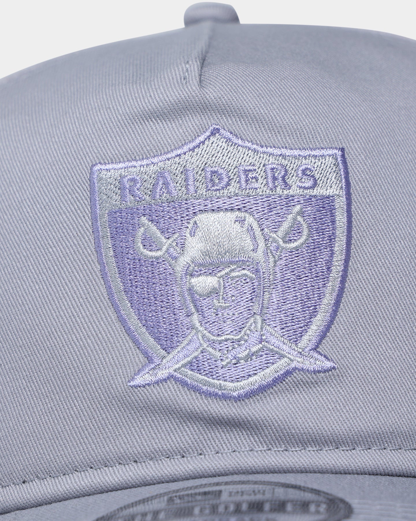 New Era Oakland Raiders 'Purple Smoke' Old Golfer Snapback Grey/Lavender