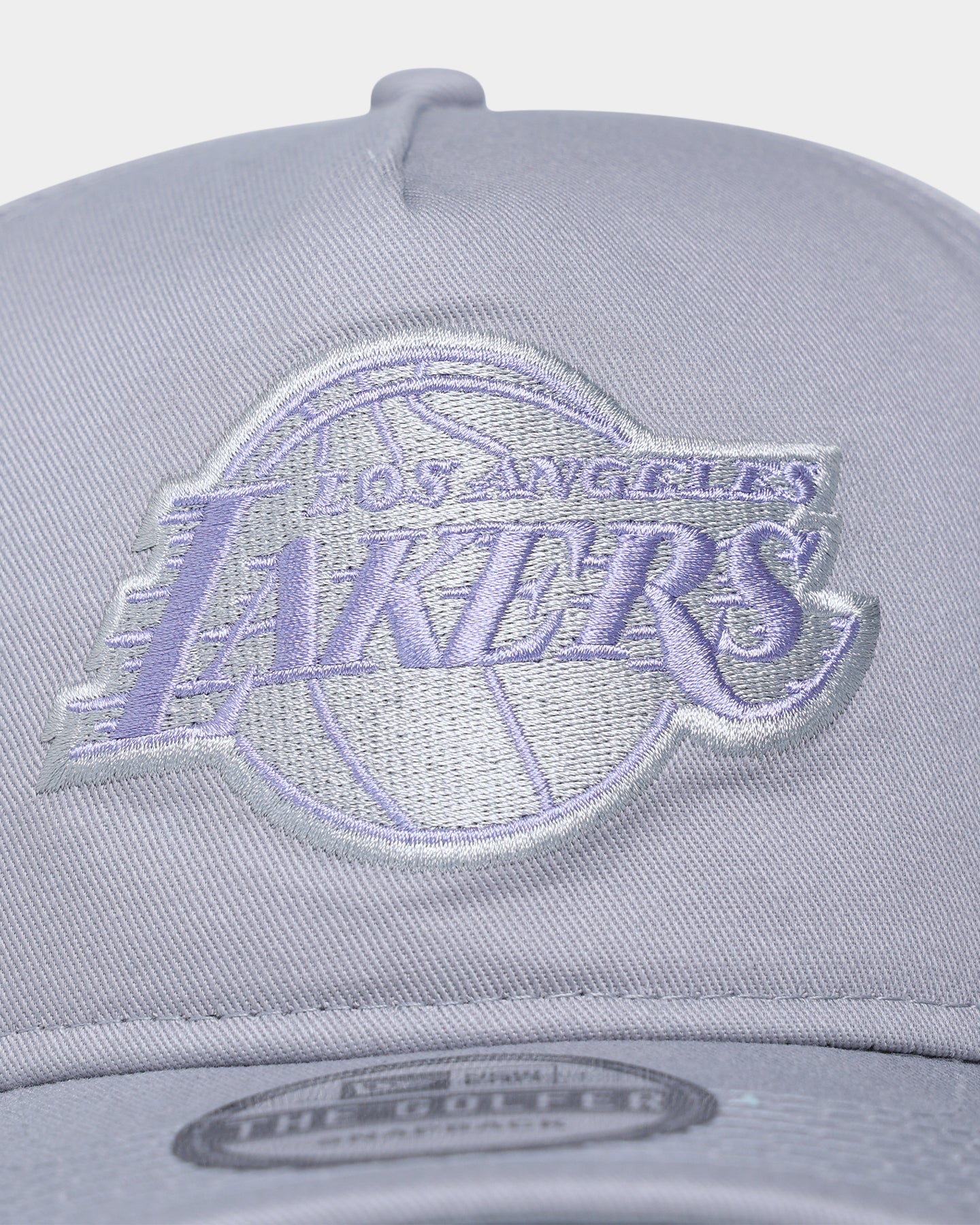 New Era Los Angeles Lakers "Purple Smoke" Old Golfer Snapback Grey Lavender
