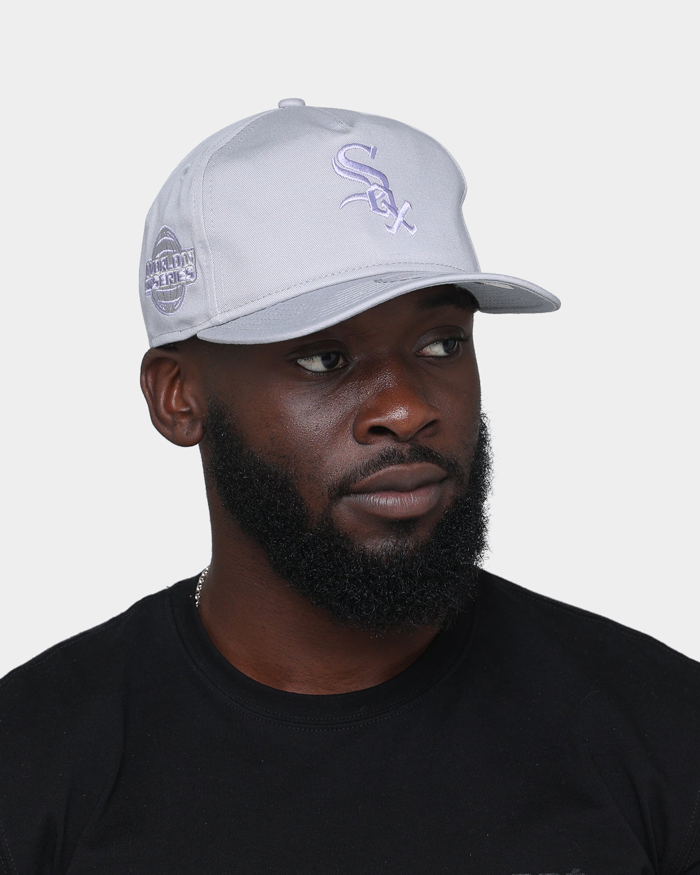 New Era Chicago White Sox "Purple Smoke" Old Golfer Snapback Grey Lavender