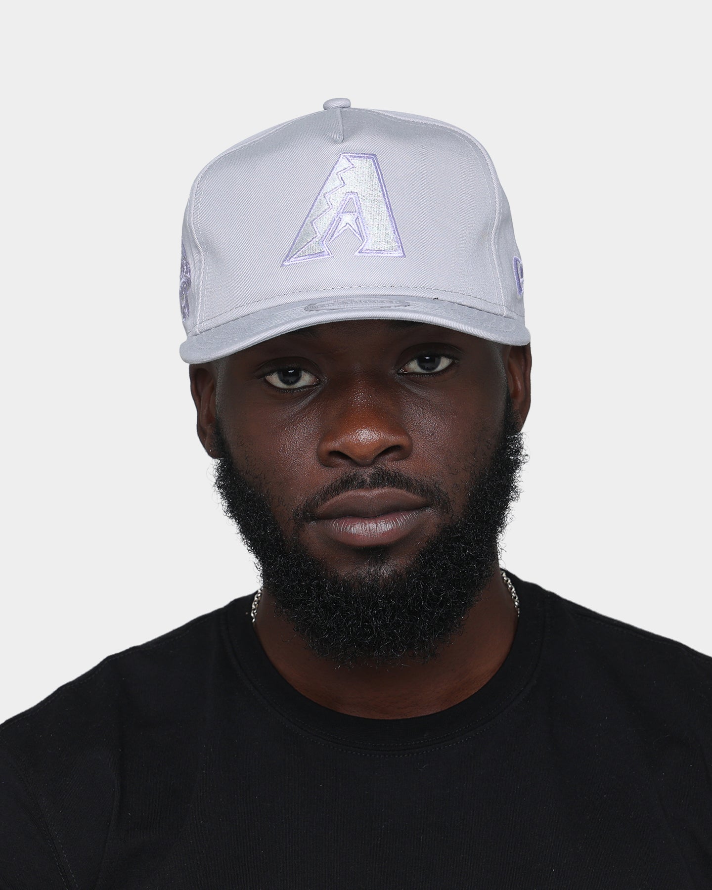 New Era Arizona Diamondbacks "Purple Smoke" Old Golfer Snapback Grey Lavender