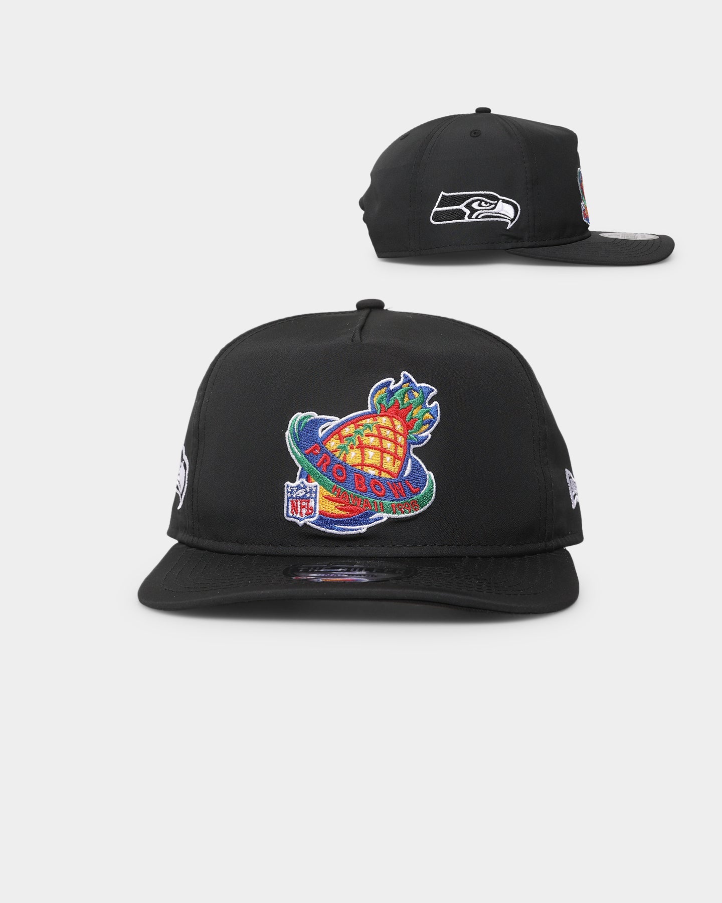 New Era Seattle Seahawks 'Pro Bowl Prolight' Old Golfer Snapback Black