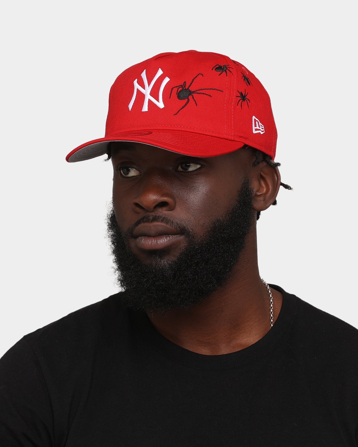 New Era New York Yankees 'Spider Crown' Old Golfer Snapback Scarlet