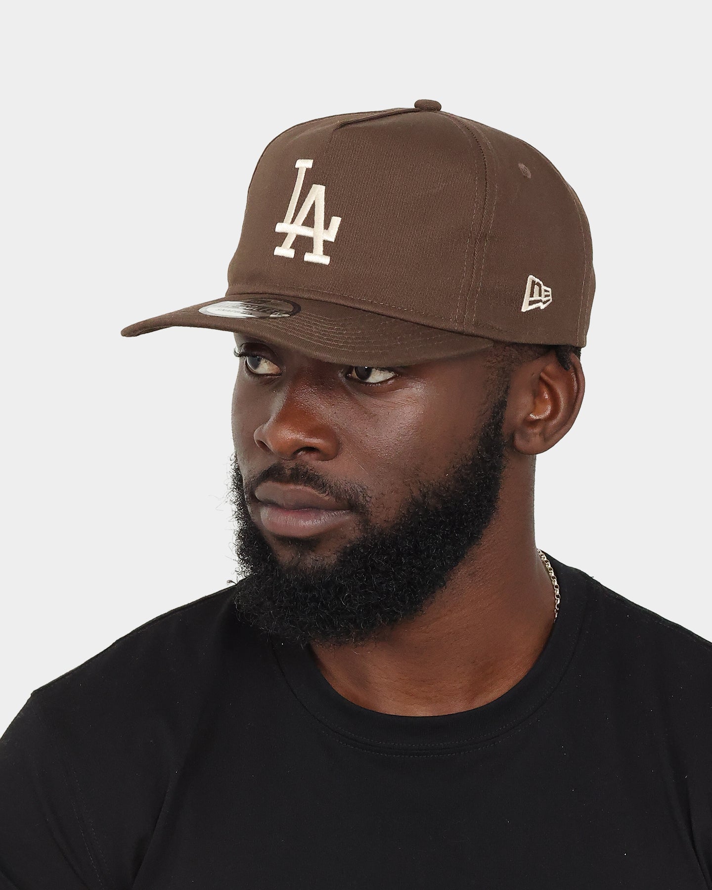 New Era Los Angeles Dodgers 'Choc Wafer' Old Golfer Snapback Chocolate