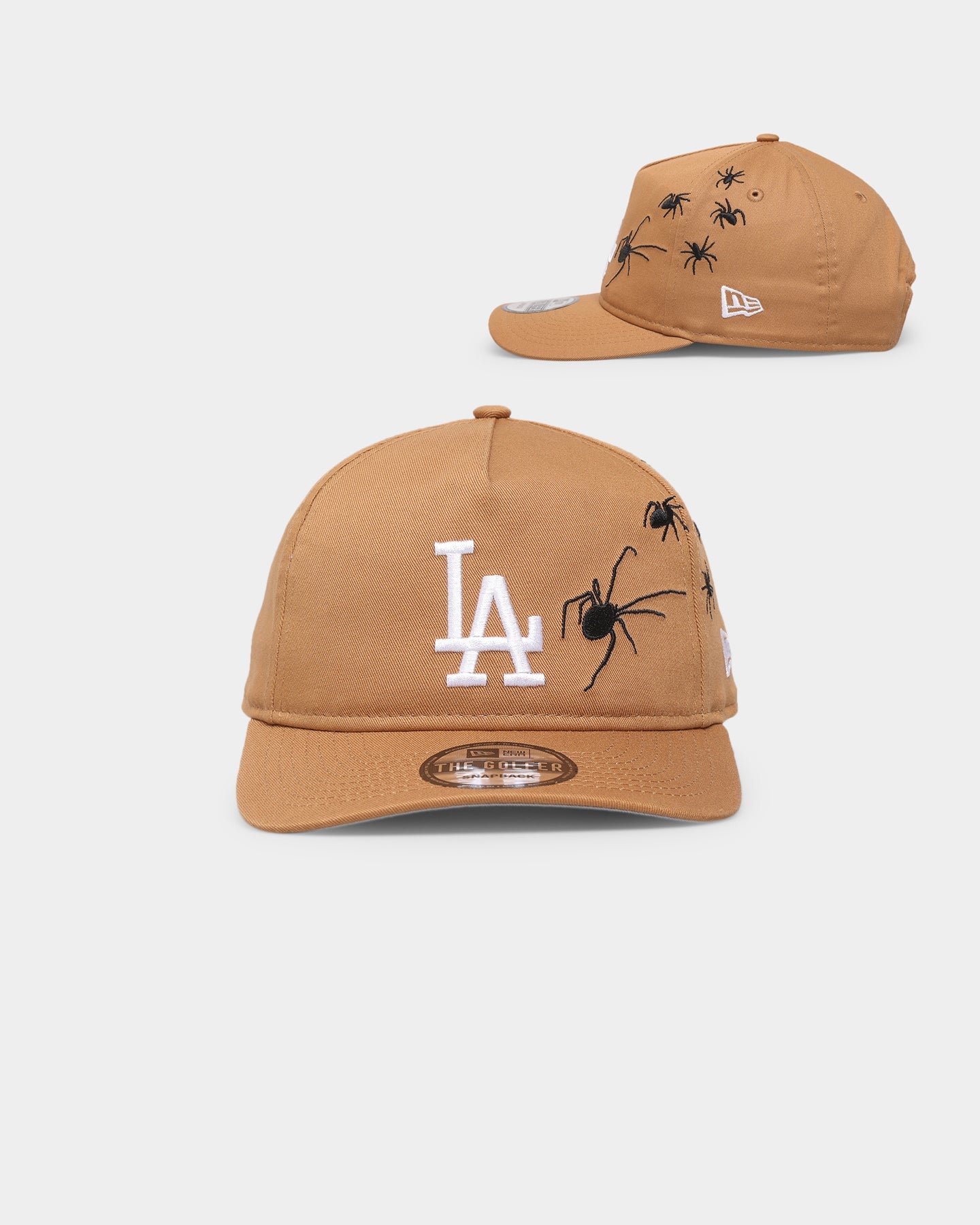 New Era Los Angeles Dodgers 'Spider Crown' Old Golfer Snapback Wheat