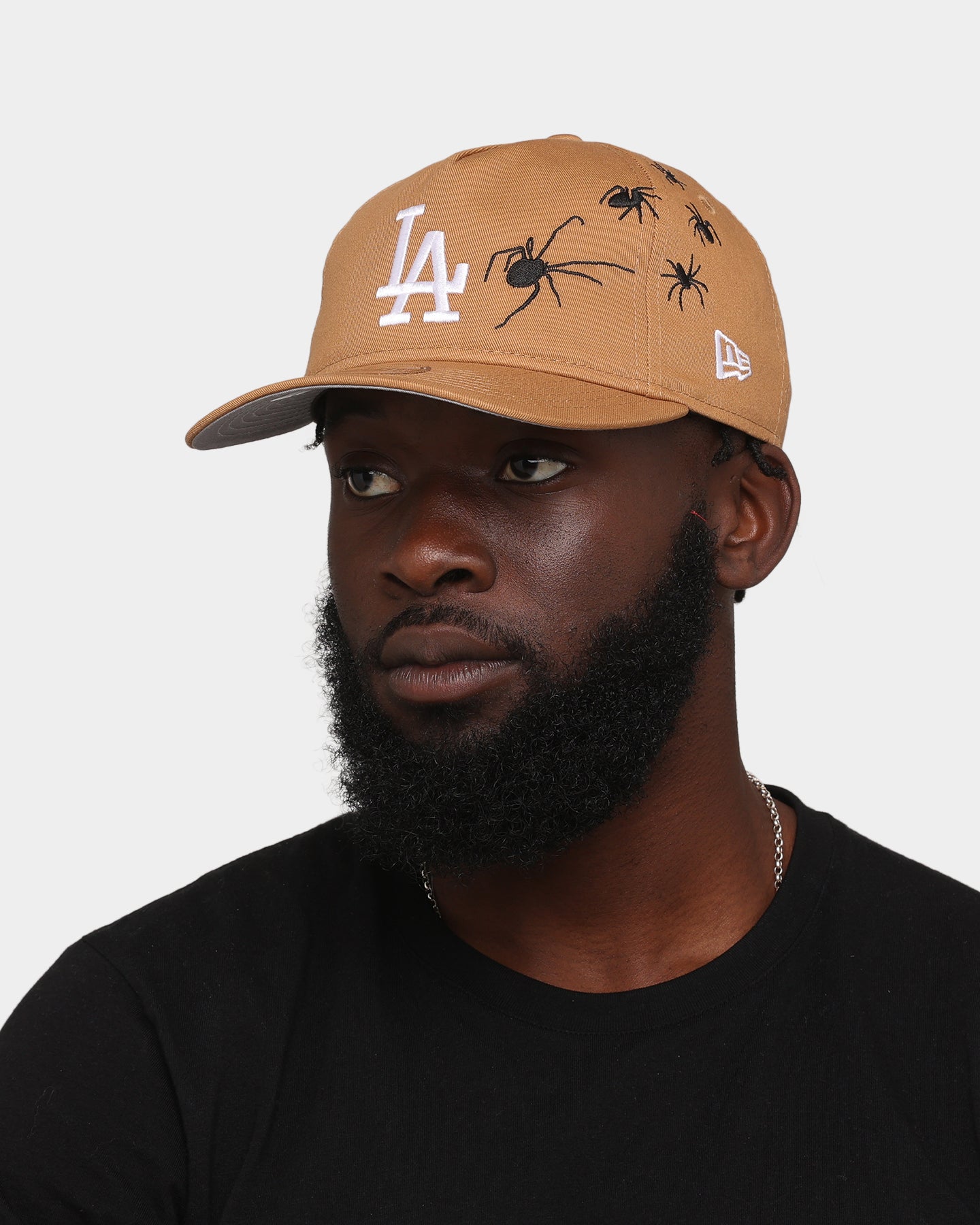 New Era Los Angeles Dodgers 'Spider Crown' Old Golfer Snapback Wheat