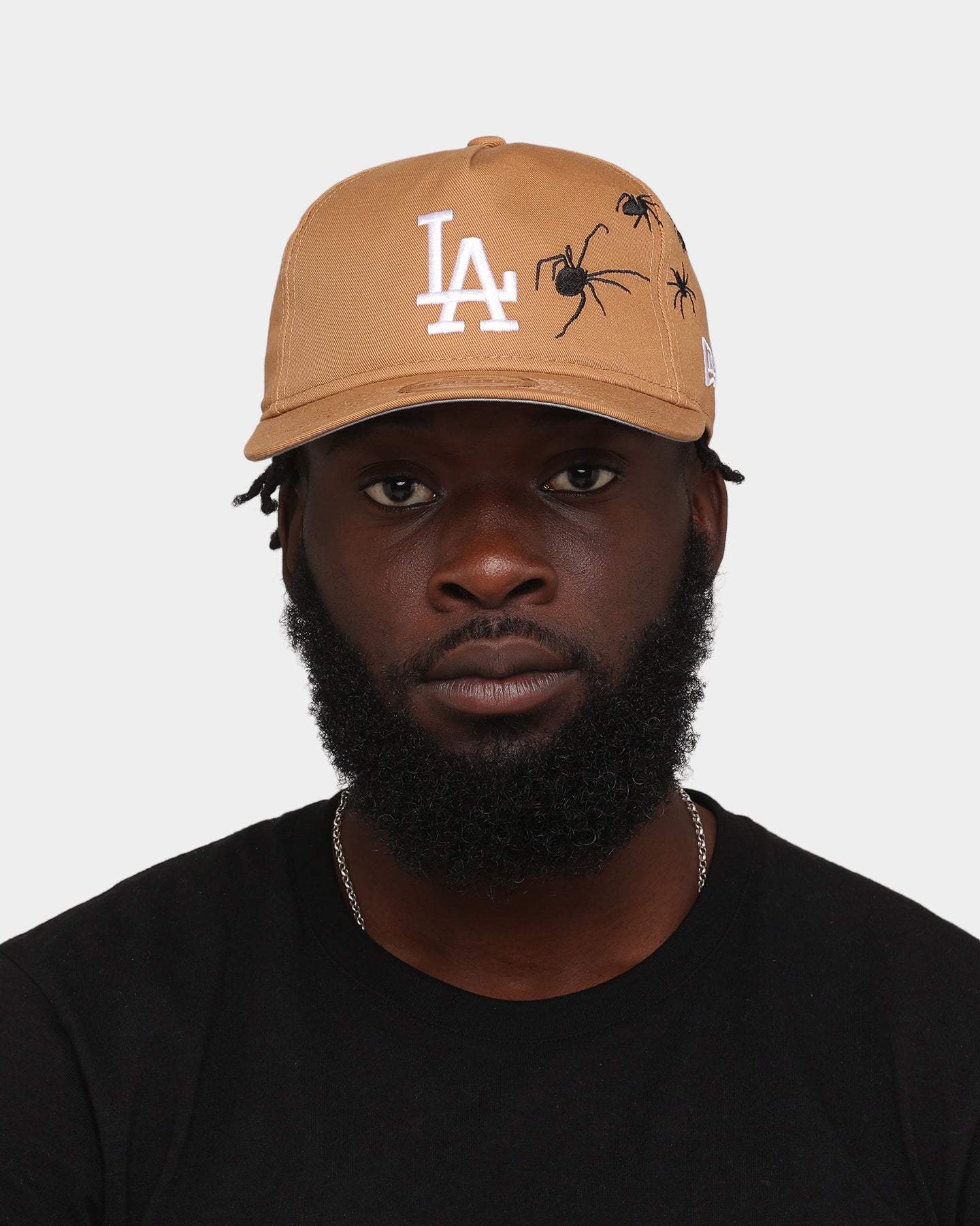 New Era Los Angeles Dodgers 'Spider Crown' Old Golfer Snapback Wheat