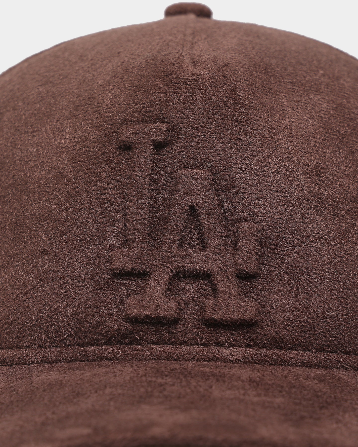 New Era Los Angeles Dodgers 'Tonal Brown Suede' Old Golfer Snapback Brown