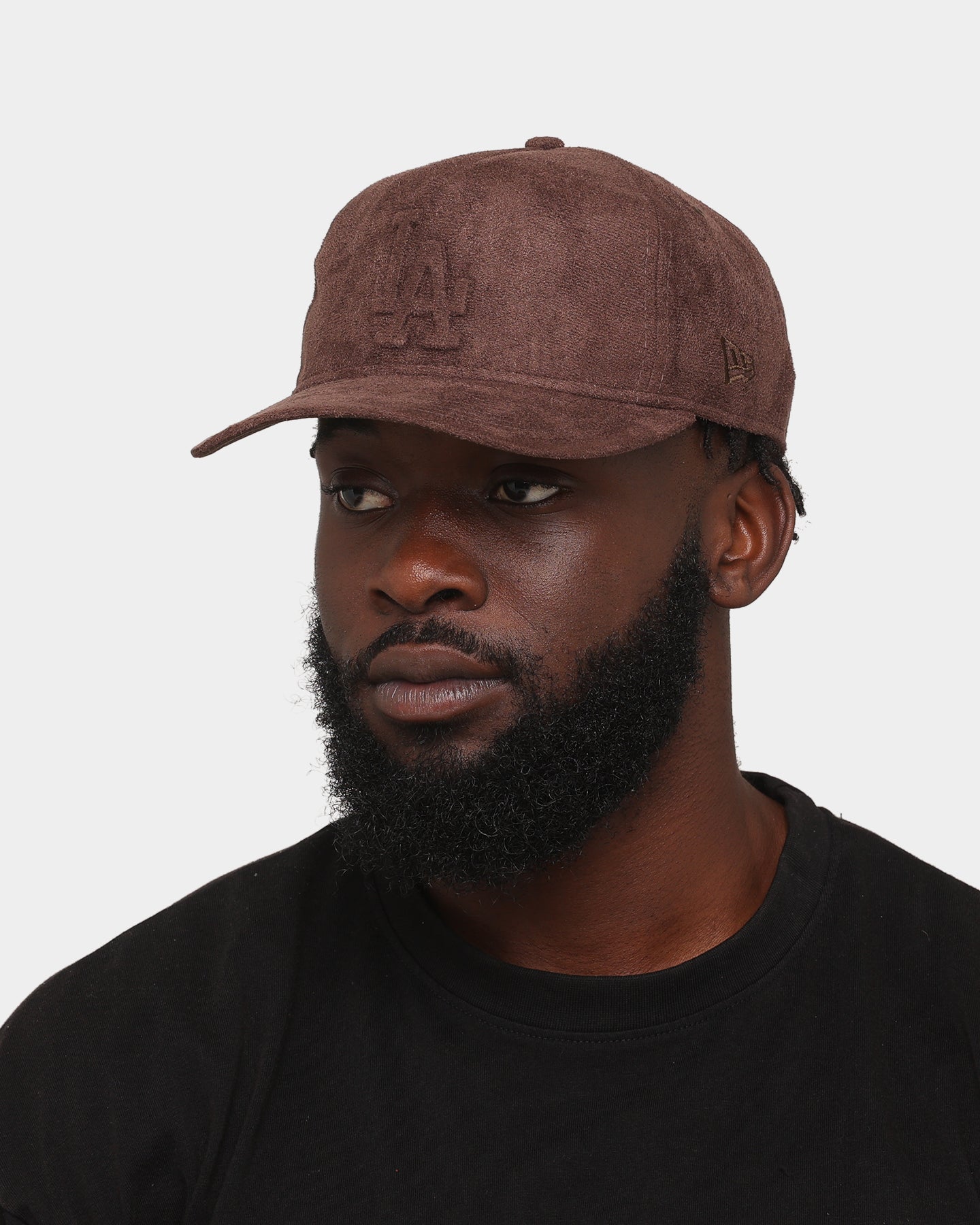 New Era Los Angeles Dodgers 'Tonal Brown Suede' Old Golfer Snapback Brown