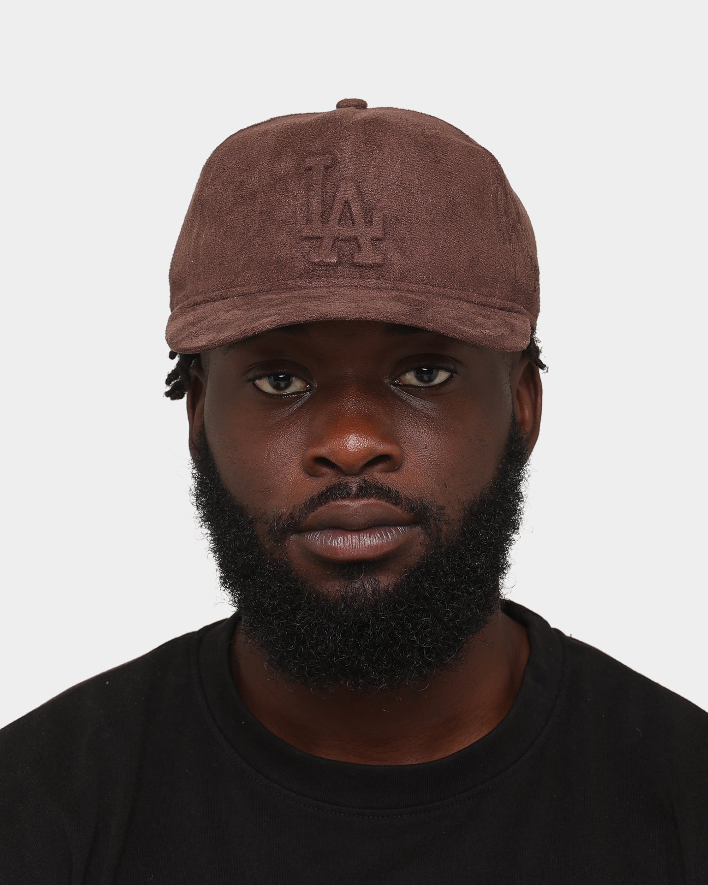 New Era Los Angeles Dodgers 'Tonal Brown Suede' Old Golfer Snapback Brown