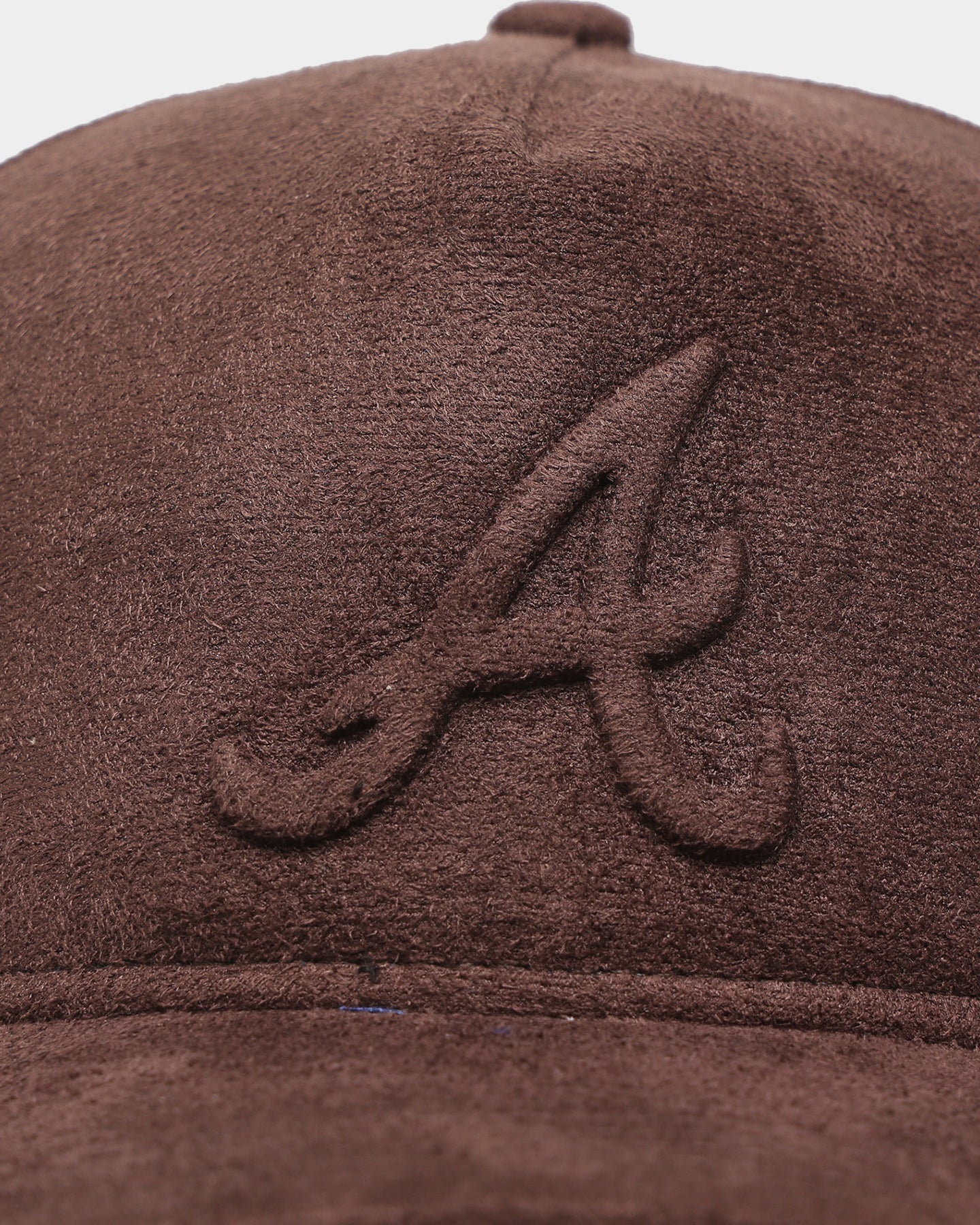 New Era Atlanta Braves 'Tonal Brown Suede' Old Golfer Snapback Brown
