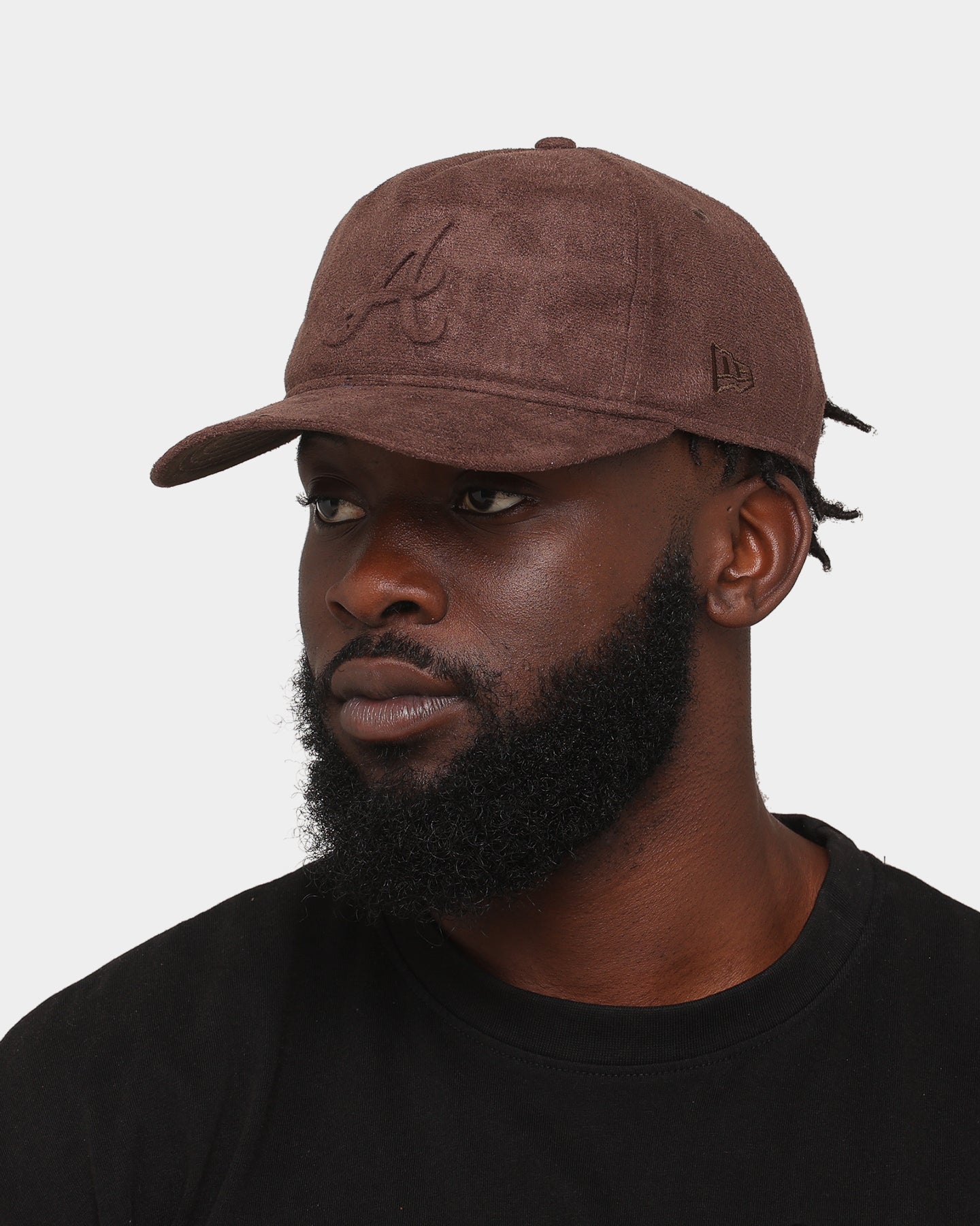 New Era Atlanta Braves 'Tonal Brown Suede' Old Golfer Snapback Brown