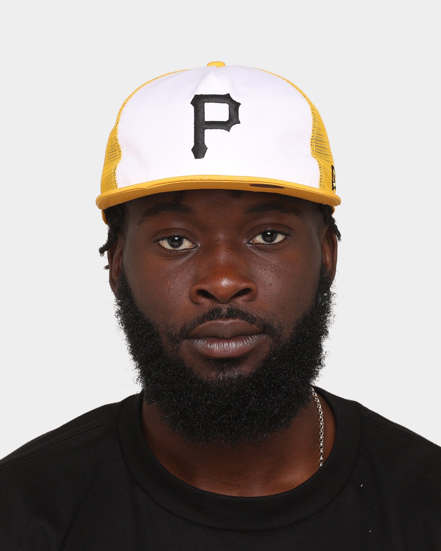 New Era Pittsburg Pirates 'Team Two-Tone' Prolight Old Golfer Trucker Snapback White/OTC