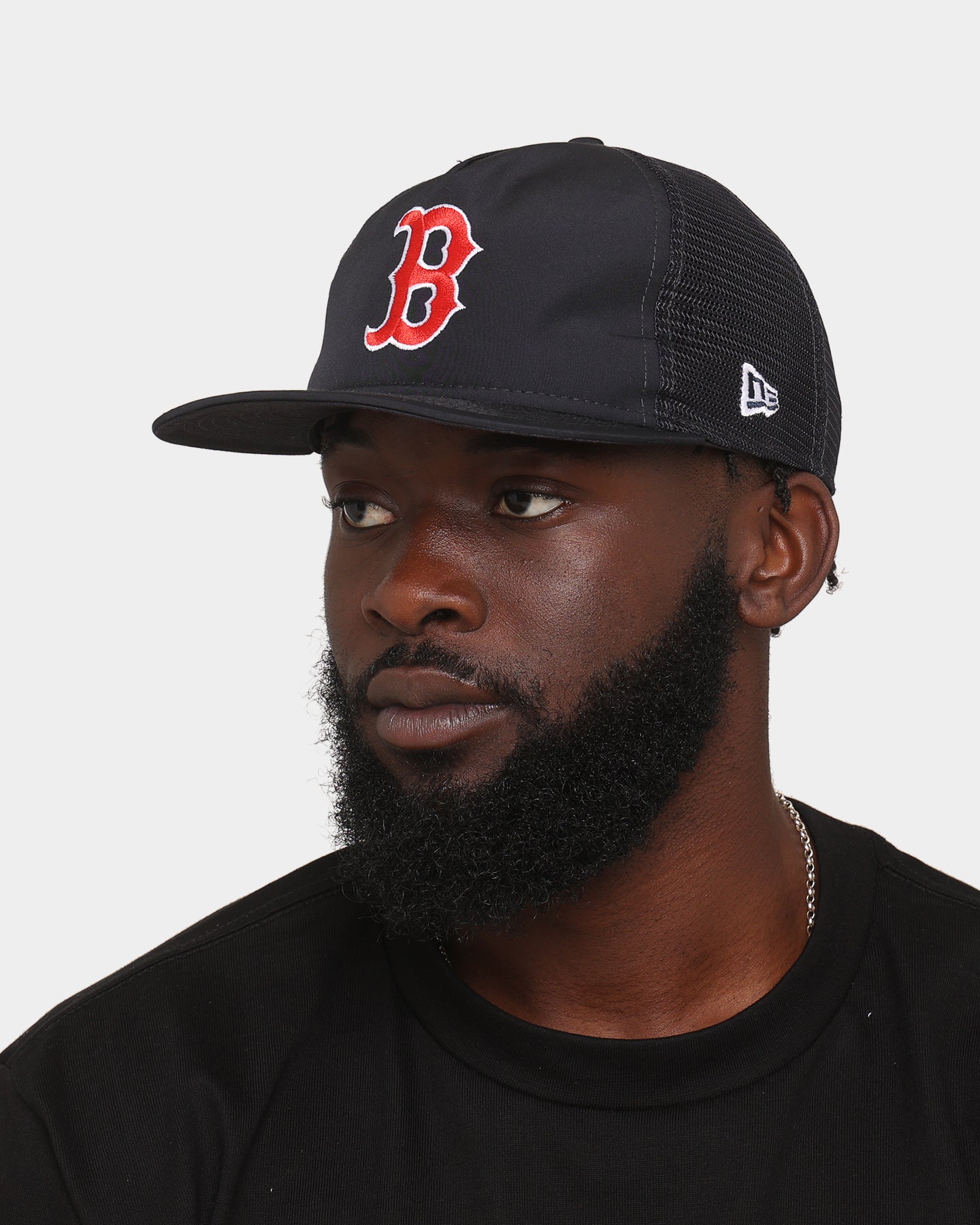 New Era Boston Red Sox 'OG Team Colour' Prolight Old Golfer Trucker Snapback OTC