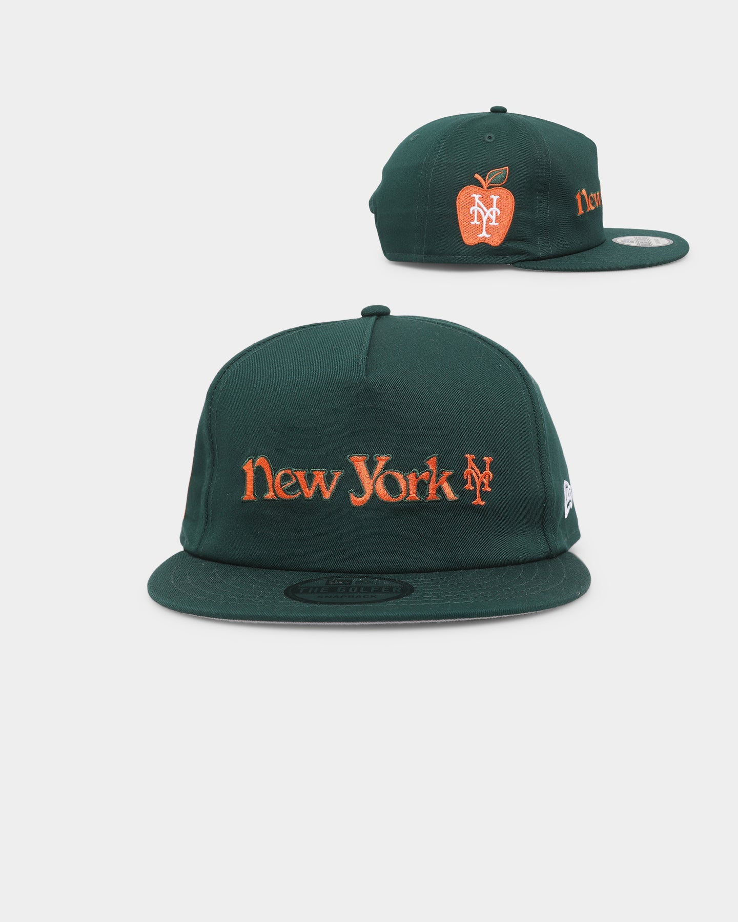 New Era New York Mets 'Big Apple' Old Golfer Snapback Dark Green/Orange
