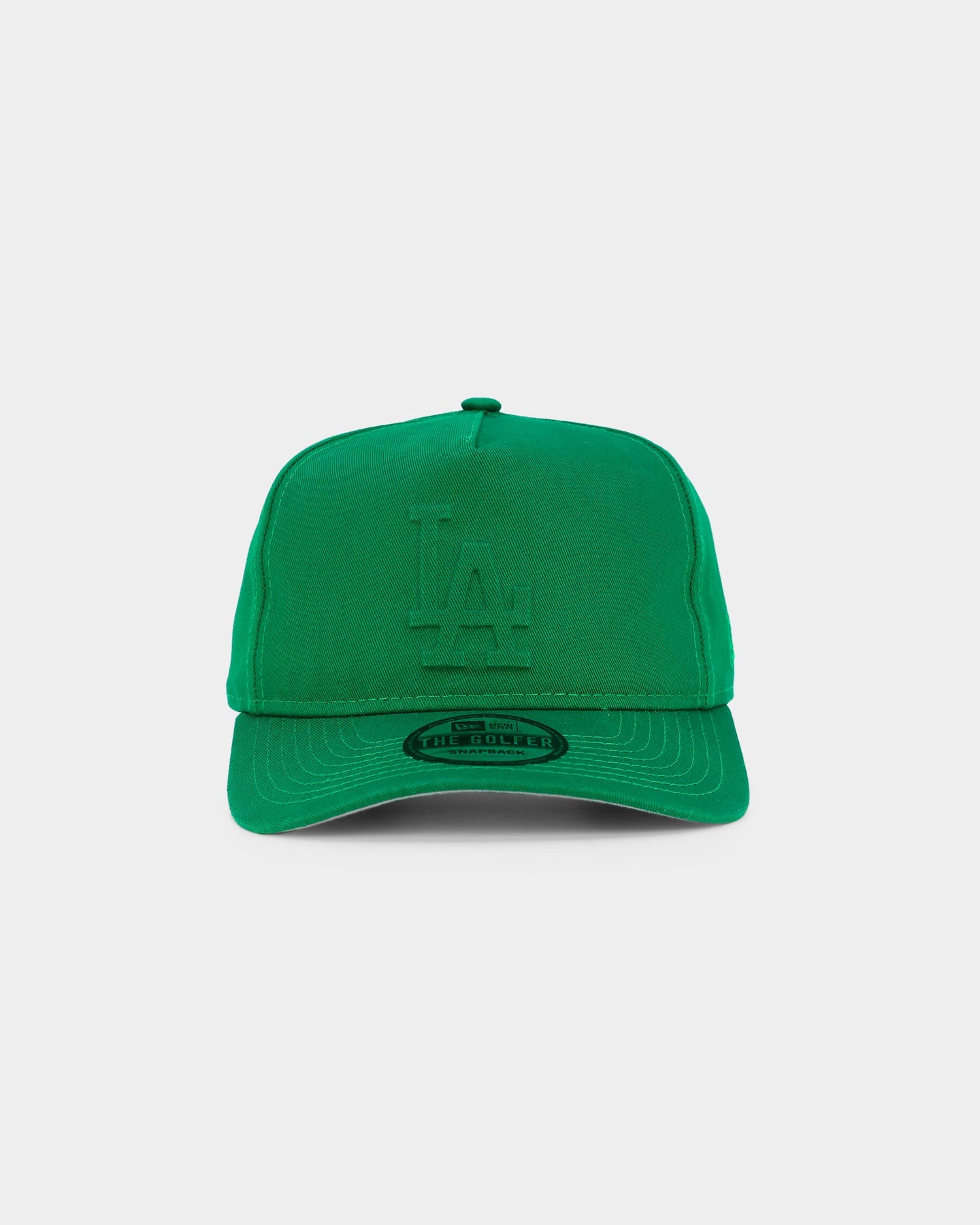 New Era Los Angeles Dodgers 'Kelly Green Embossed Logo' Old Golfer Snapback Kelly Green