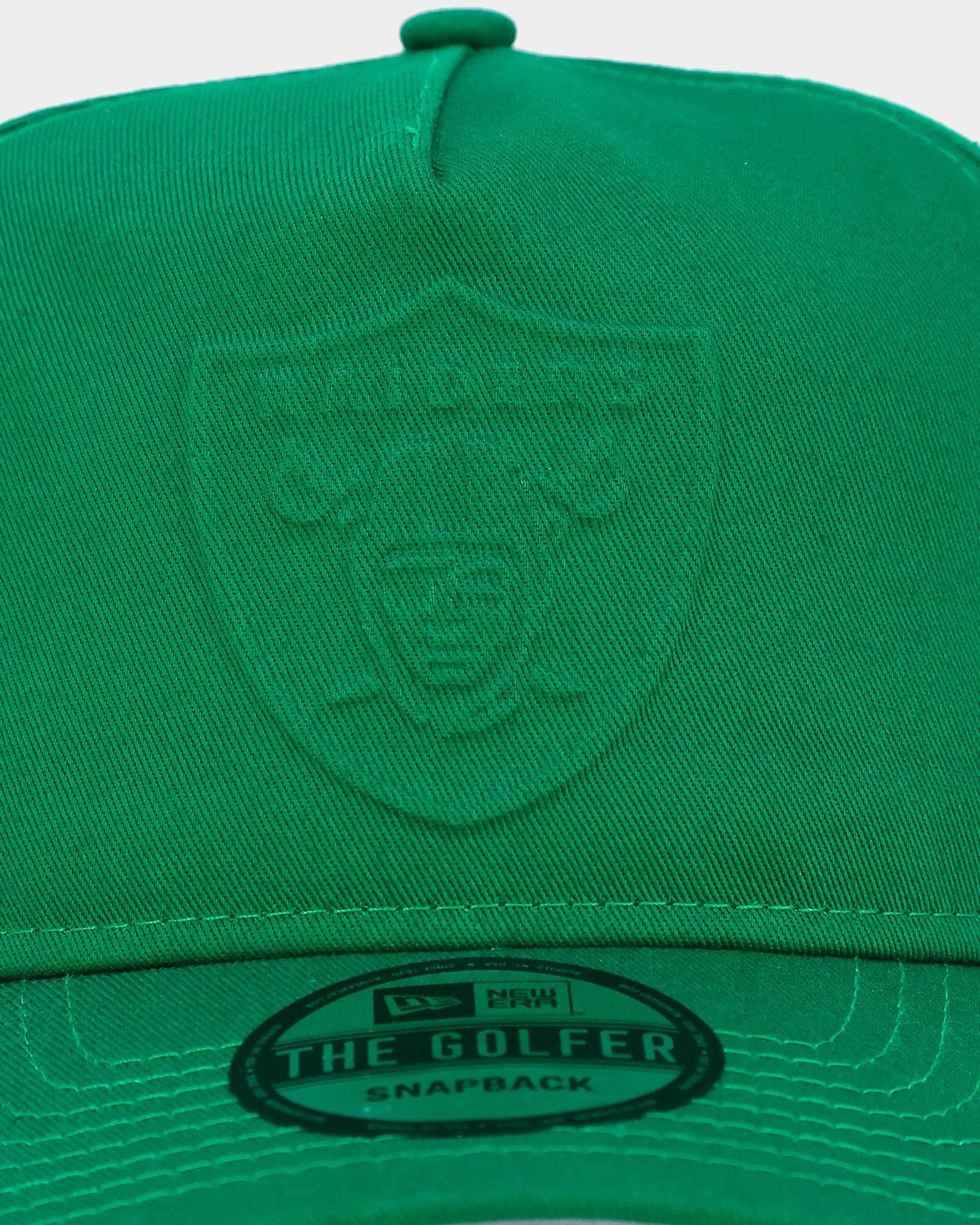 New Era Las Vegas Raiders 'Kelly Green Embossed Logo' Old Golfer Snapback Kelly Green