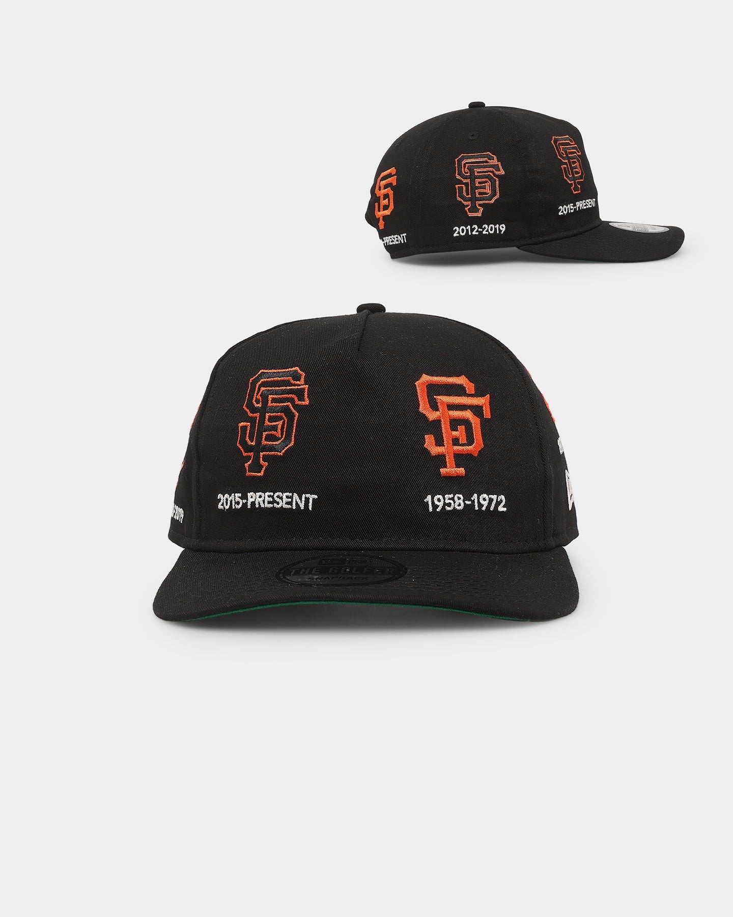 New Era San Francisco Giants 'Logo Evolution' Golfer Snapback Collection Black