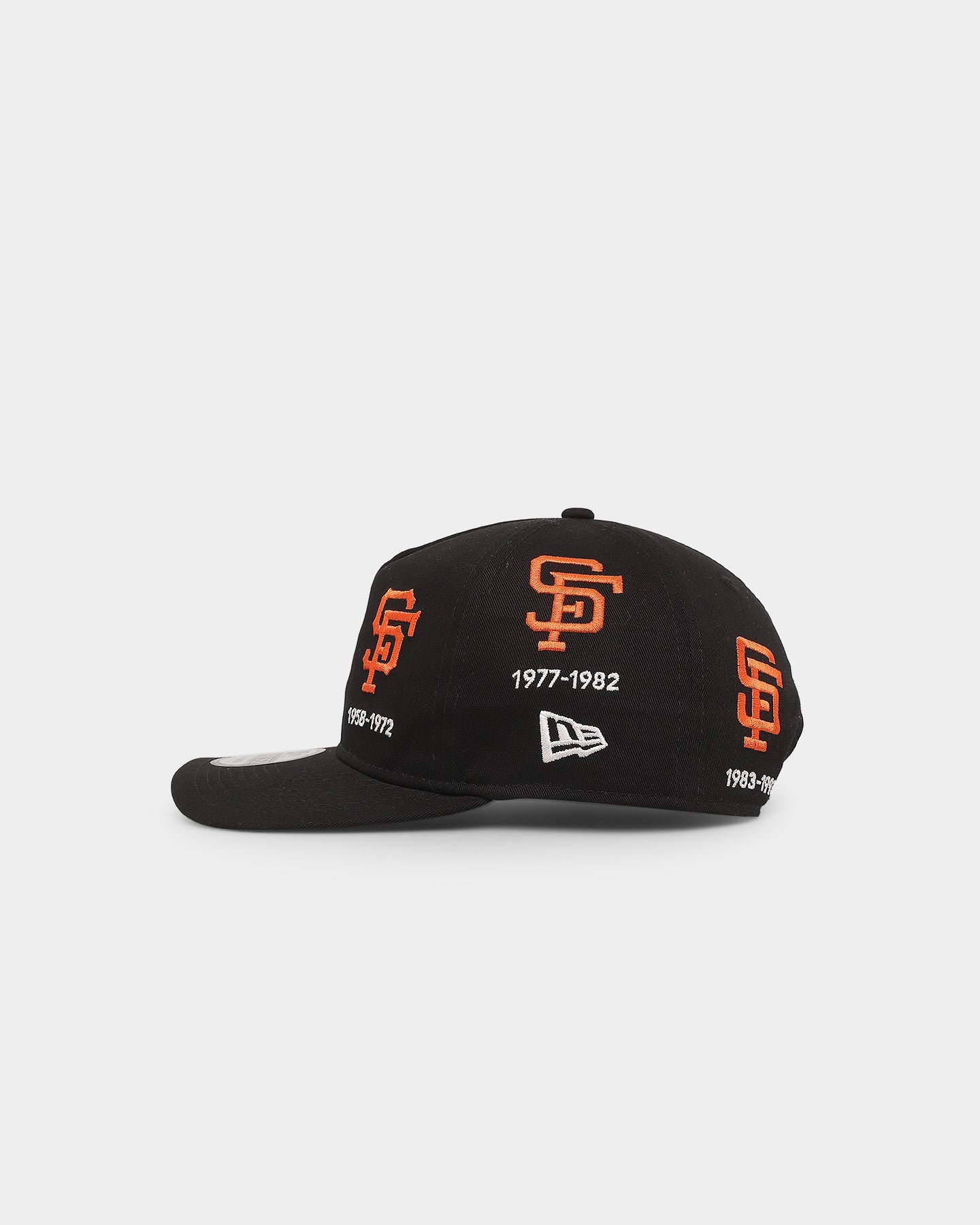 New Era San Francisco Giants 'Logo Evolution' Golfer Snapback Collection Black