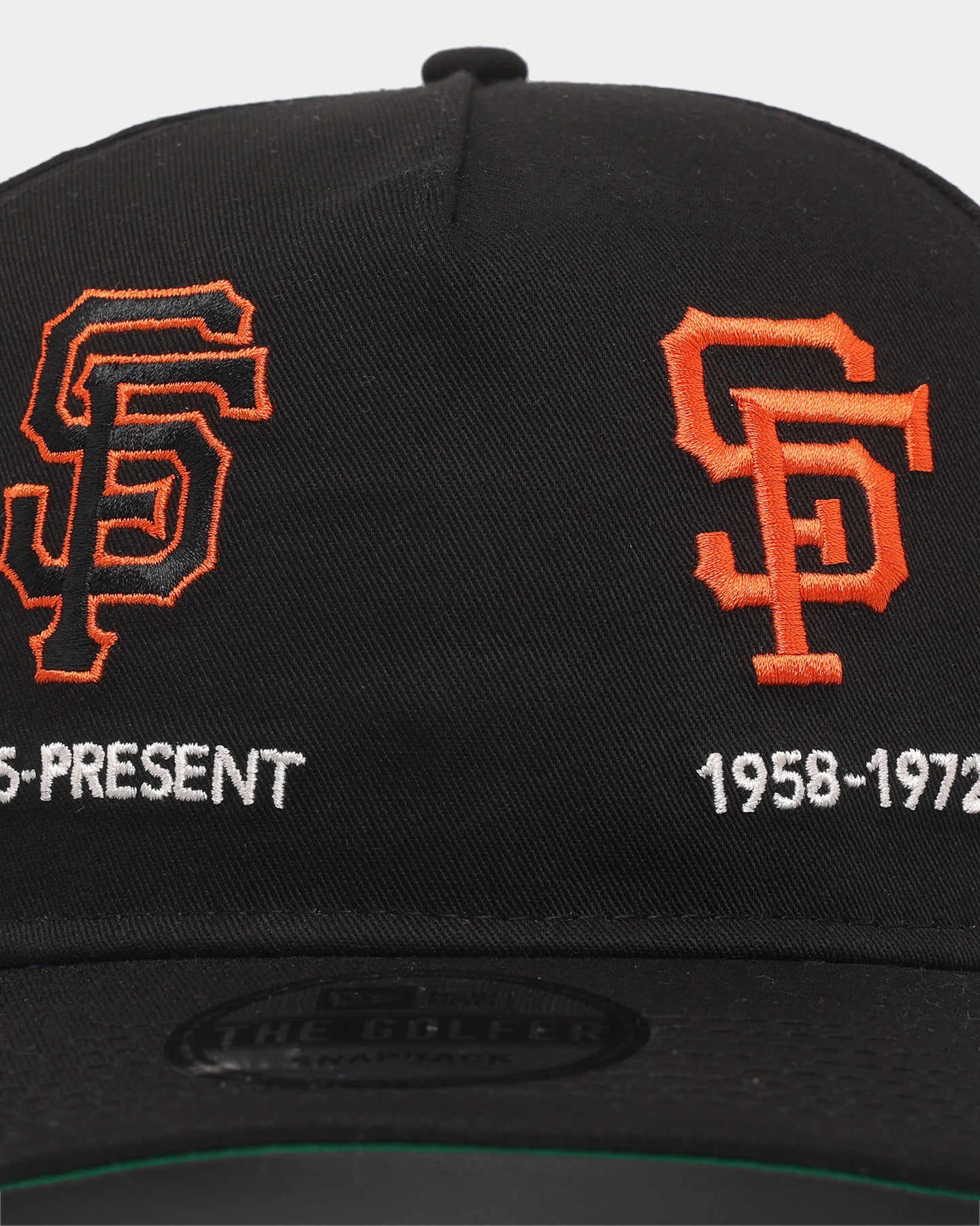 New Era San Francisco Giants 'Logo Evolution' Golfer Snapback Collection Black
