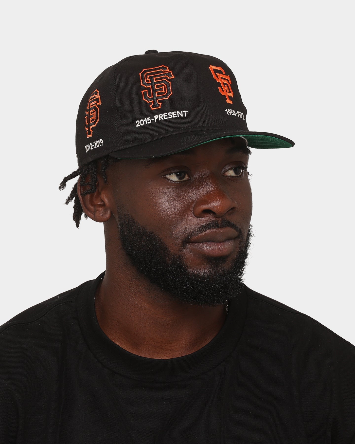 New Era San Francisco Giants 'Logo Evolution' Golfer Snapback Collection Black