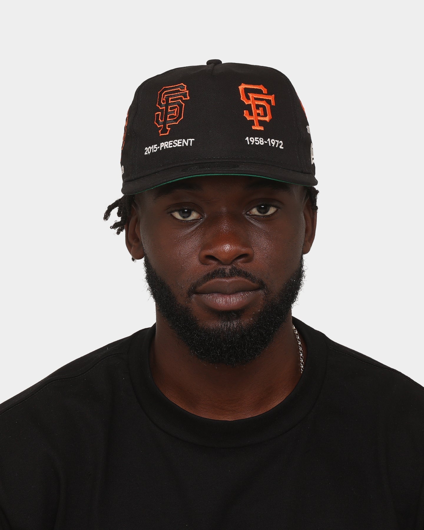 New Era San Francisco Giants 'Logo Evolution' Golfer Snapback Collection Black