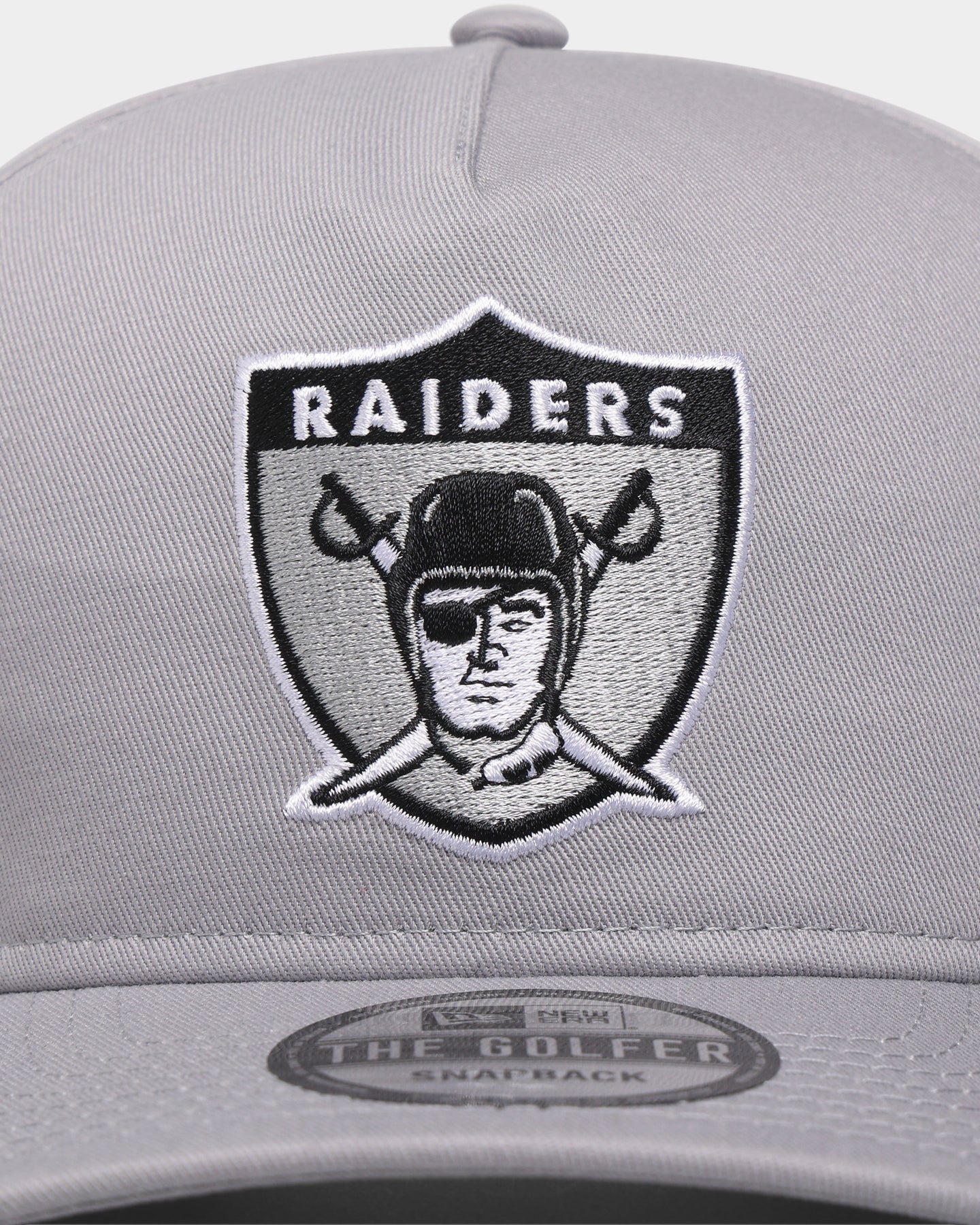 New Era Oakland Raiders 'Koala Grey' Old Golfer Snapback Grey/White