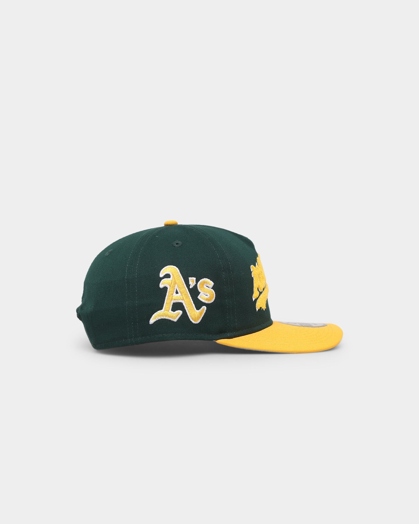 New Era Oakland Athletics 'Chenille' Golfer Snapback Dark Green
