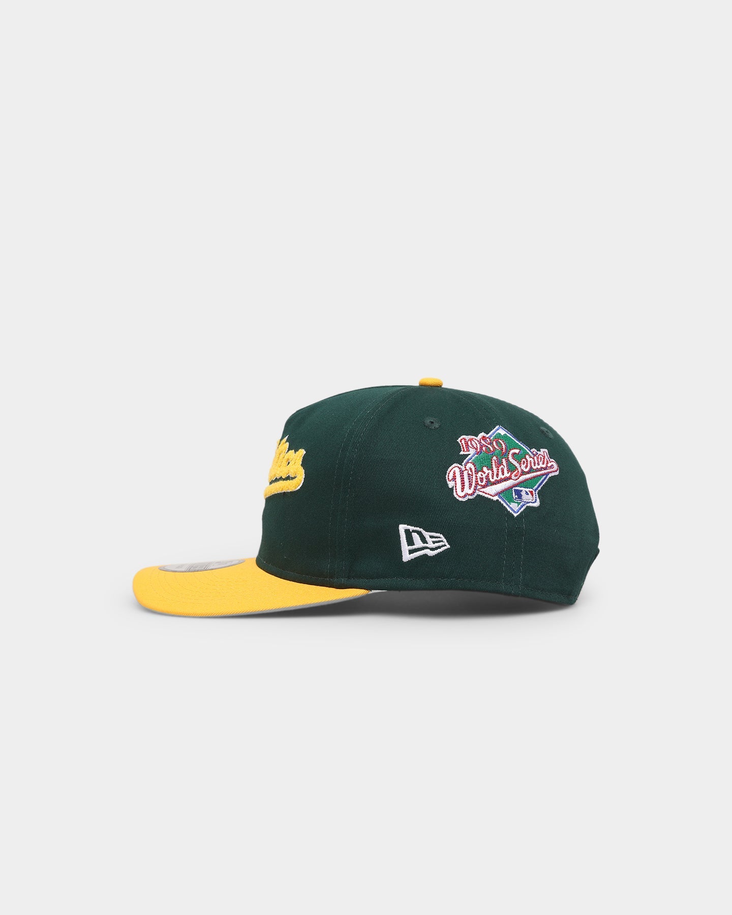 New Era Oakland Athletics 'Chenille' Golfer Snapback Dark Green