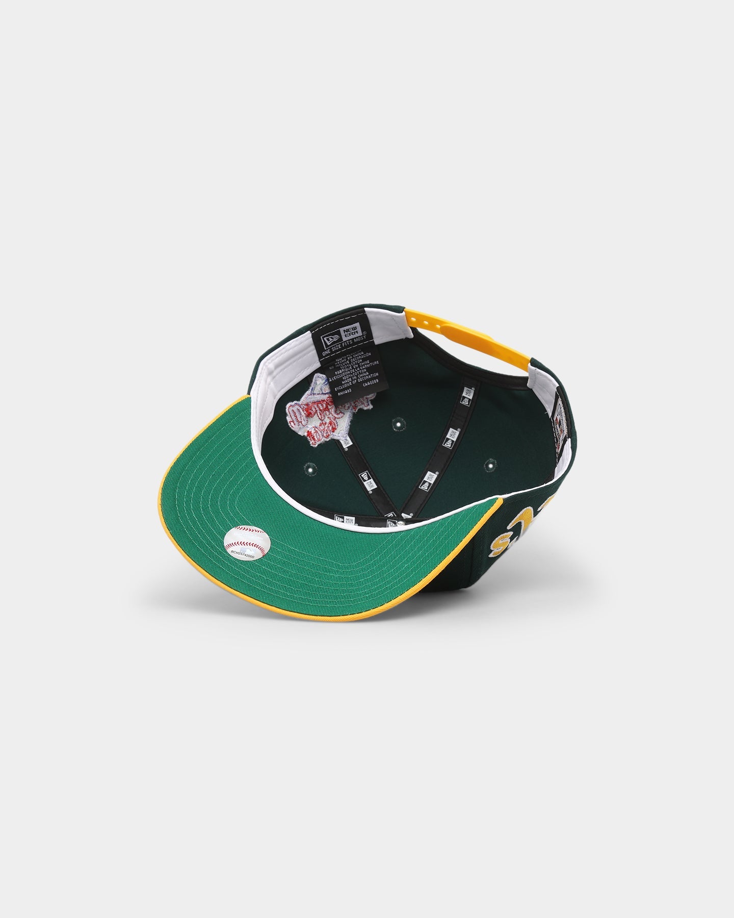 New Era Oakland Athletics 'Chenille' Golfer Snapback Dark Green