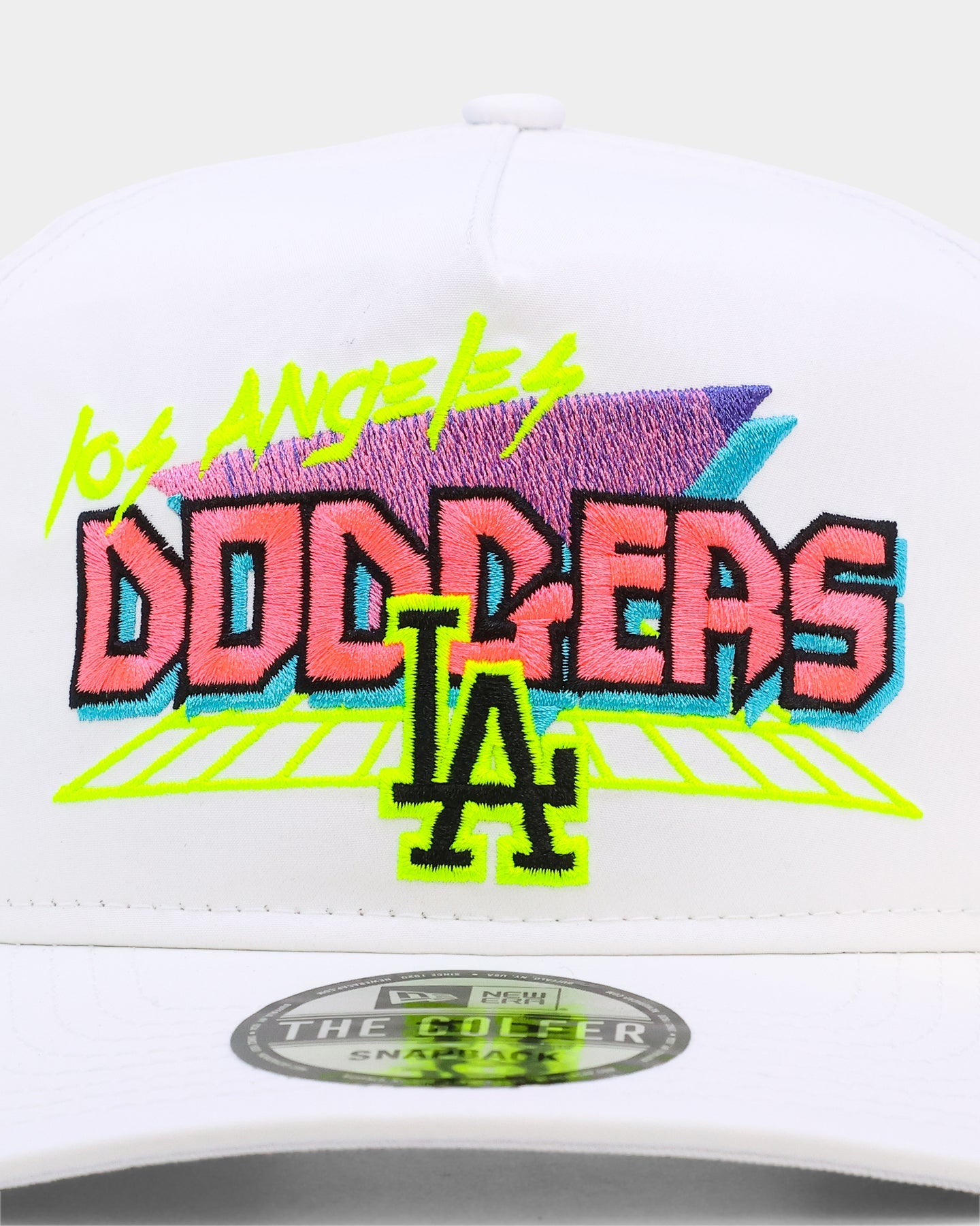 New Era Los Angeles Dodgers 'Retro Arcade' Prolight Old Golfer Snapback White