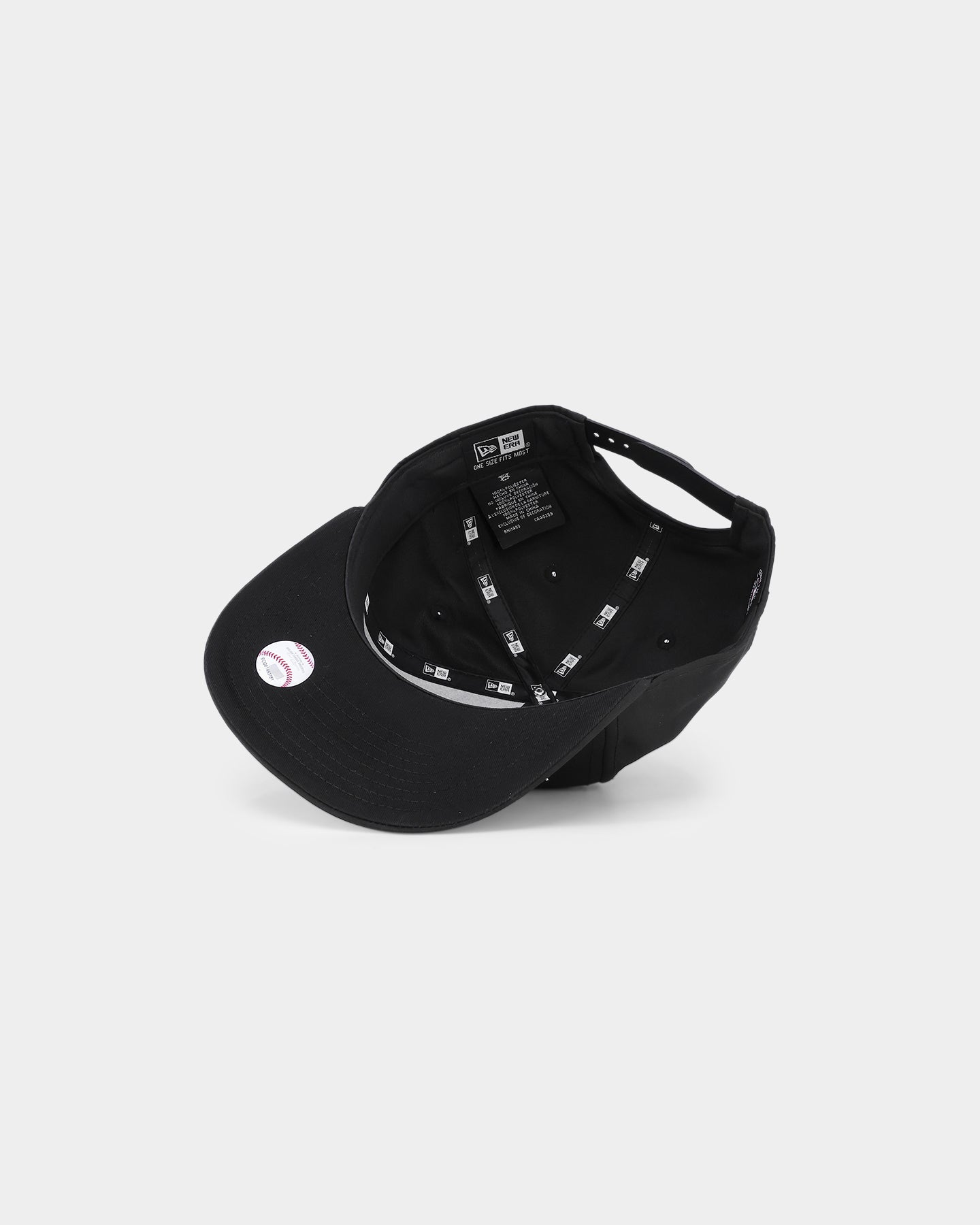 New Era Los Angeles Dodgers 'Black Chrome Script' Prolight Old Golfer Snapback Black