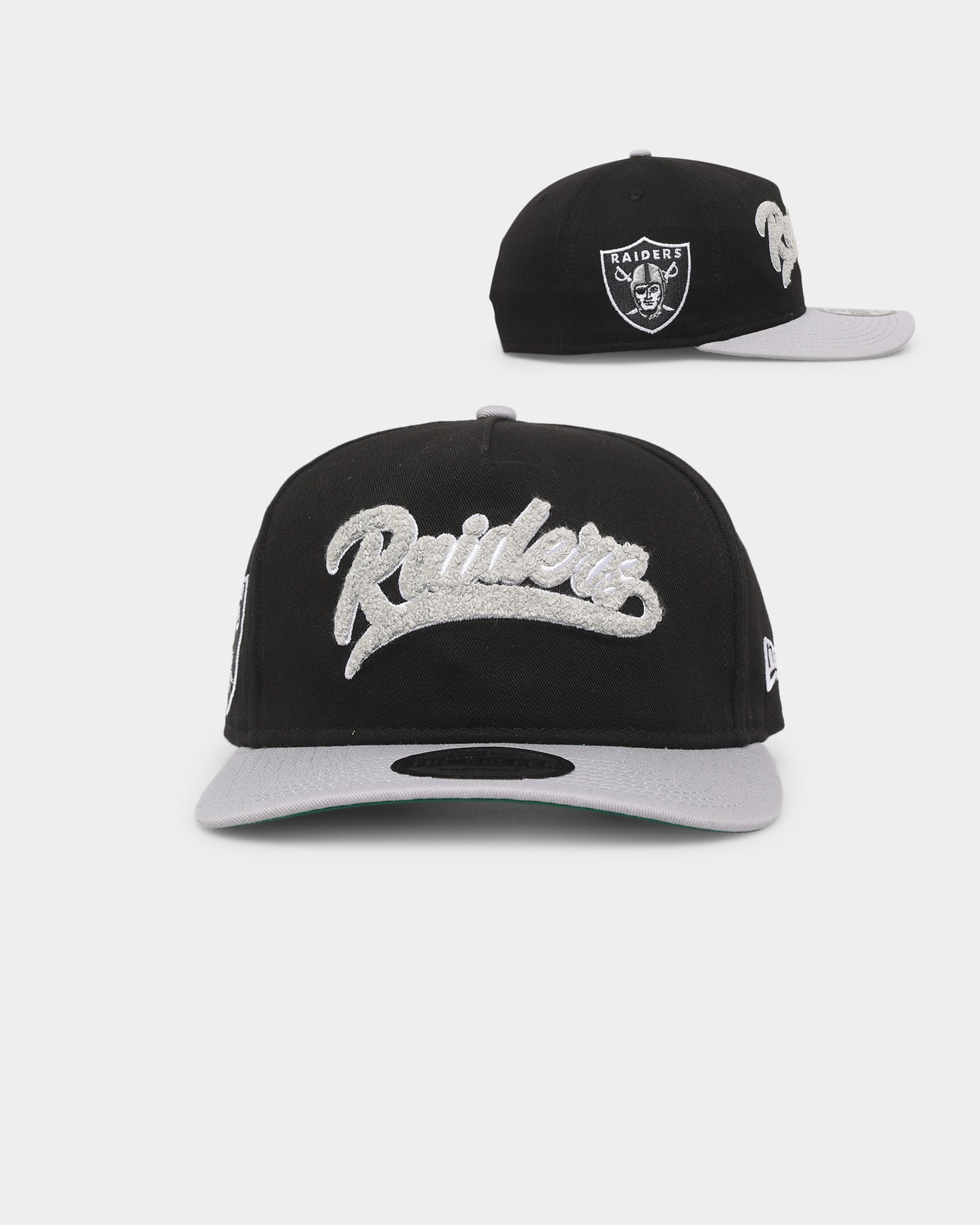 New Era Las Vegas Raiders 'Chenille' Golfer Snapback Black