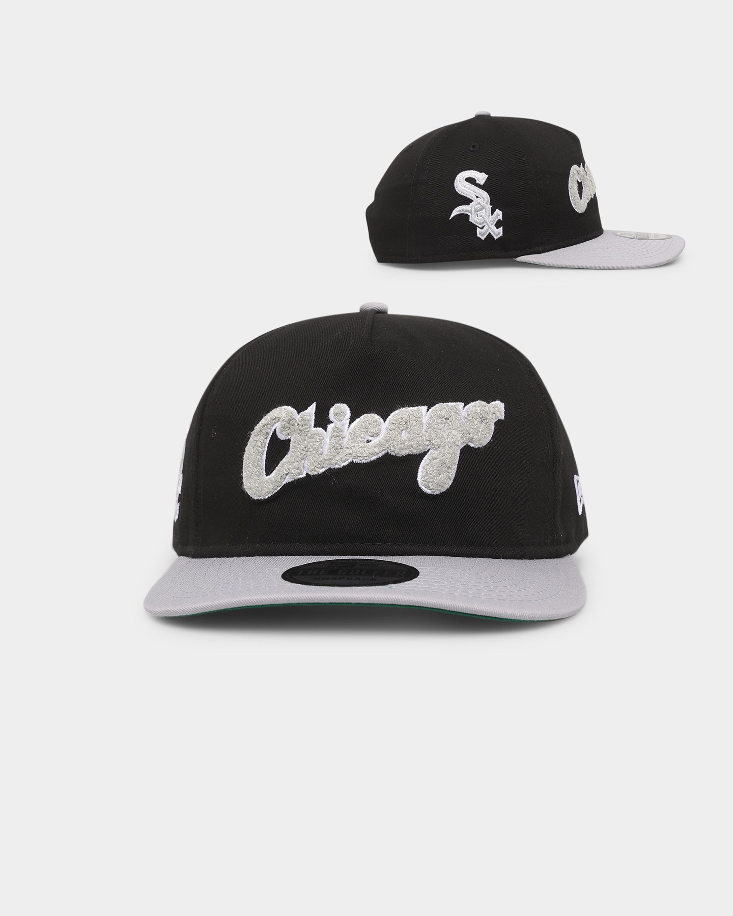 New Era Chicago White Sox 'Chenille' Golfer Snapback Black