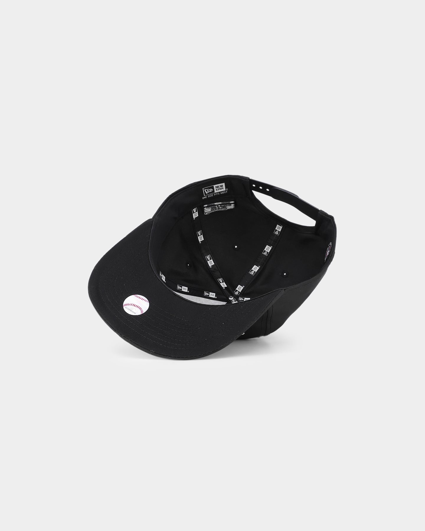 New Era Chicago White Sox 'Black Chrome Script' Prolight Old Golfer Snapback Black