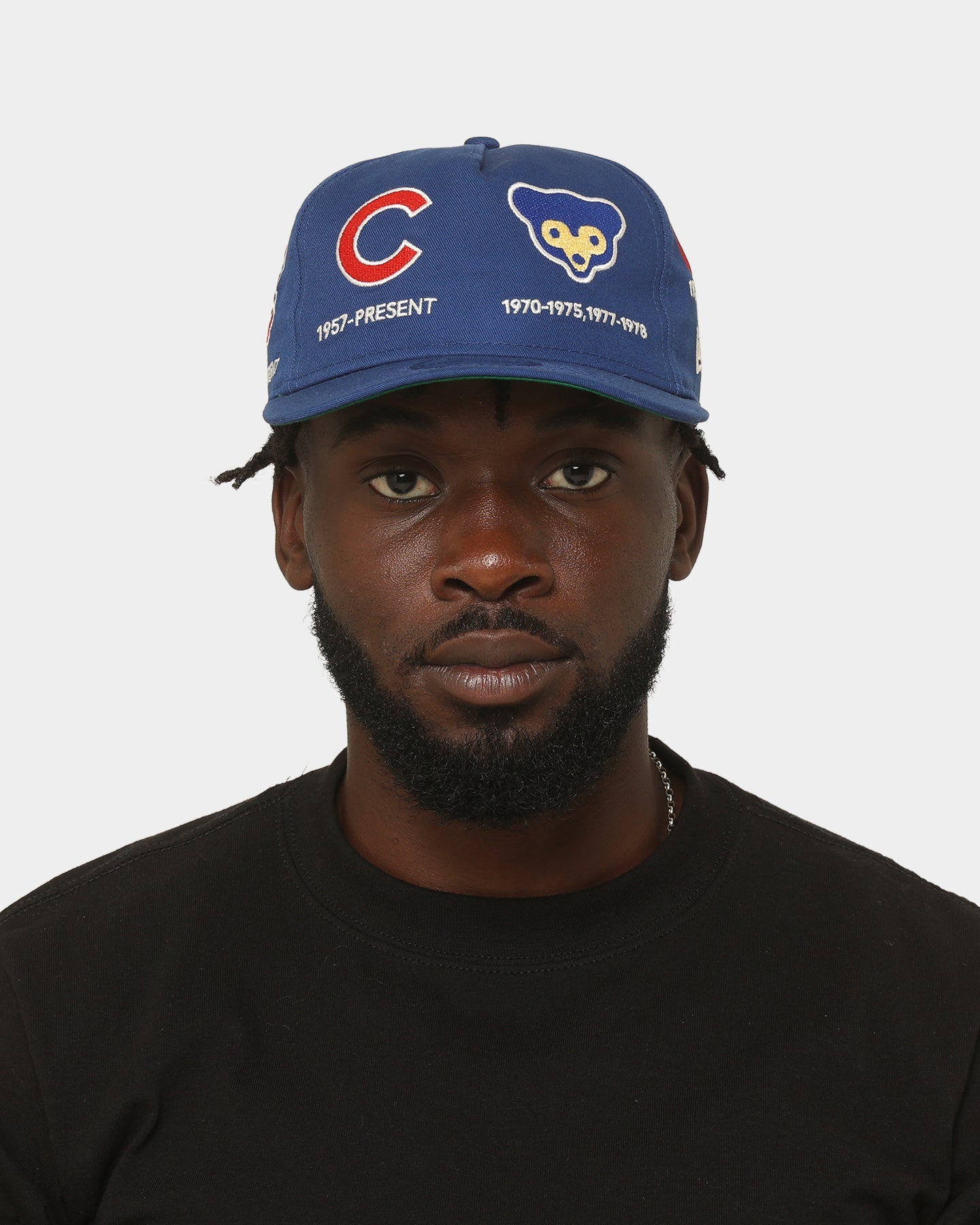 New Era Chicago Cubs 'Logo Evolution' Golfer Snapback Collection Light Royal