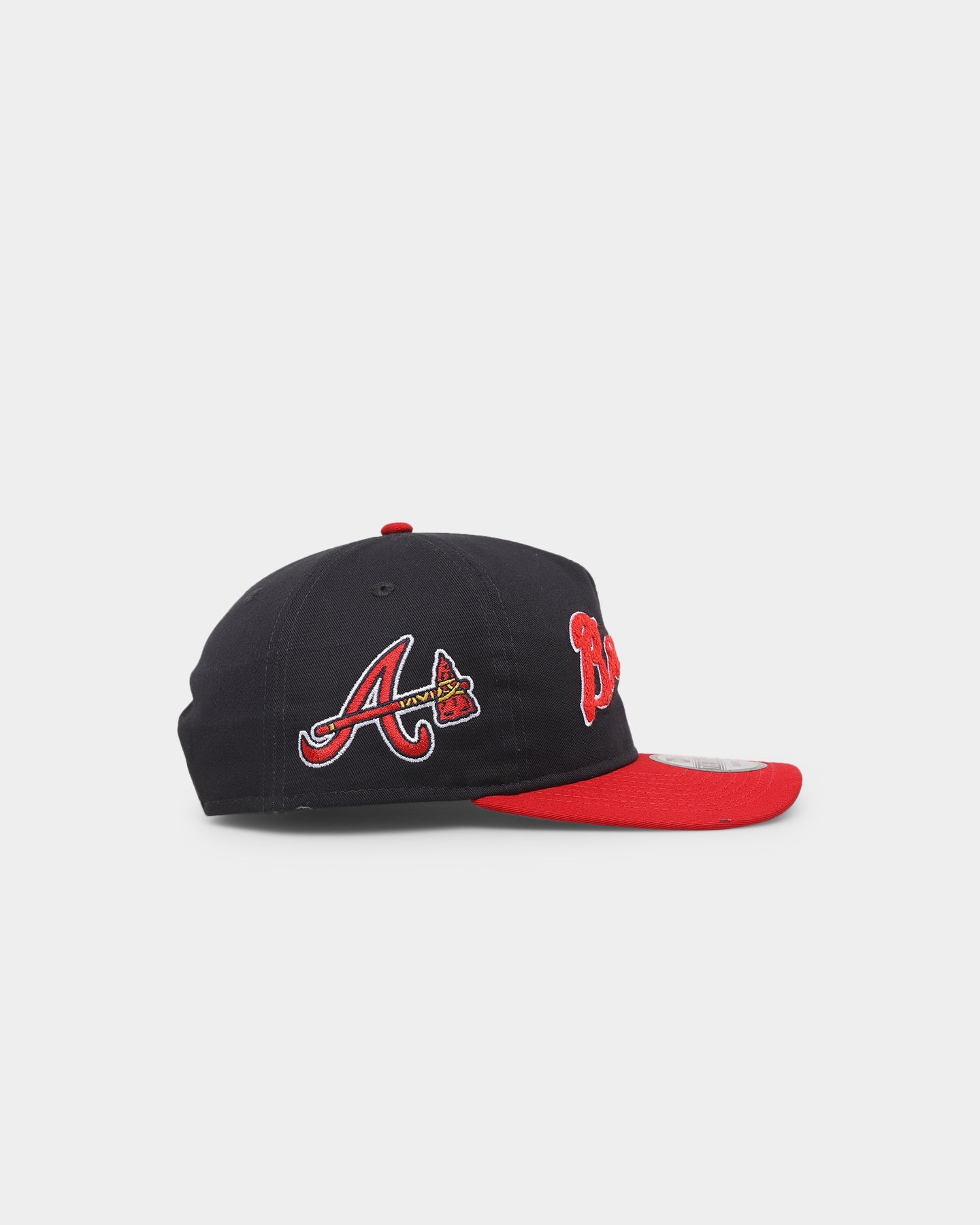 New Era Atlanta Braves 'Chenille' Golfer Snapback Navy