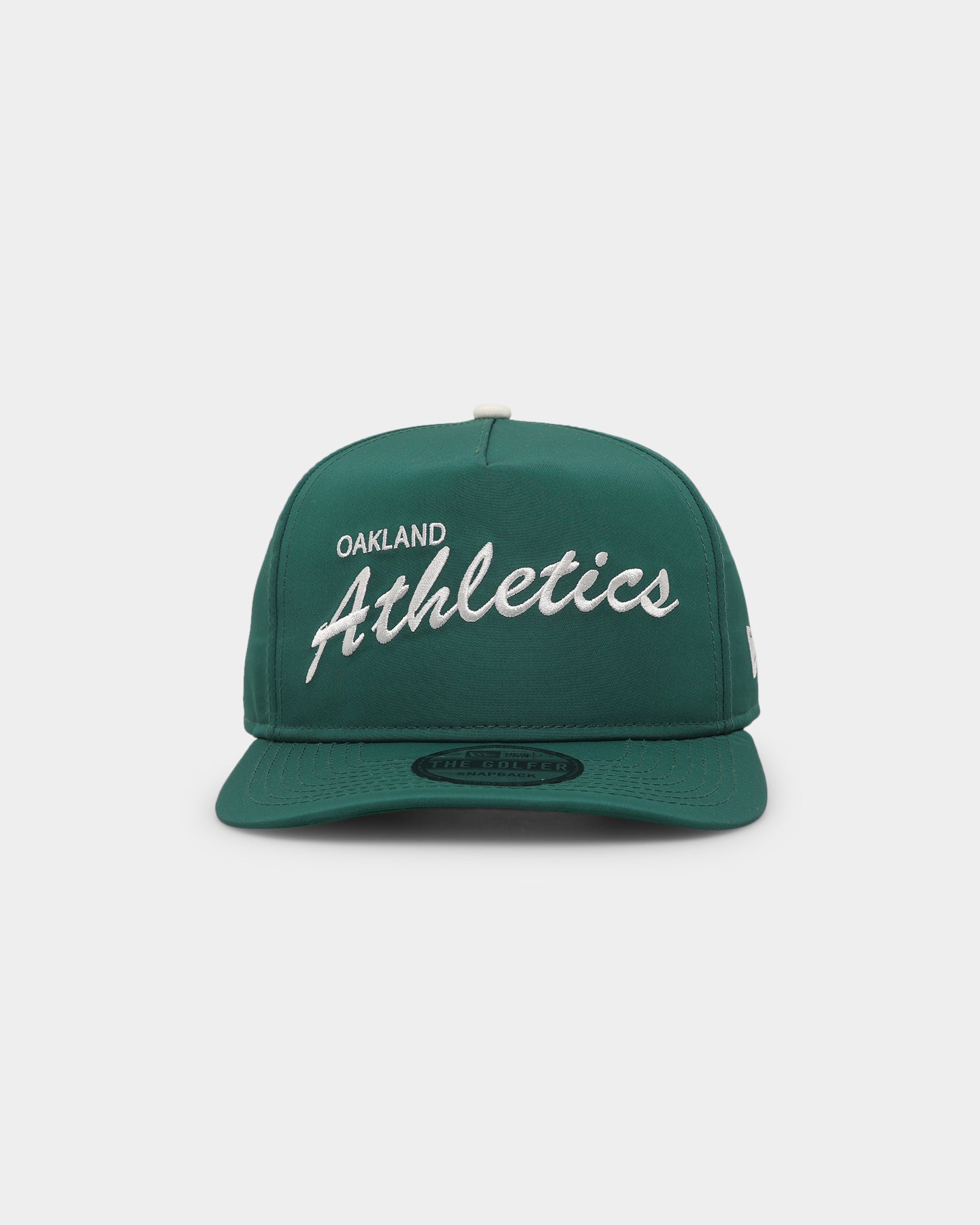 New Era Oakland Athletics 'OTC Chrome Prolight' Golfer Snapback Dark Green