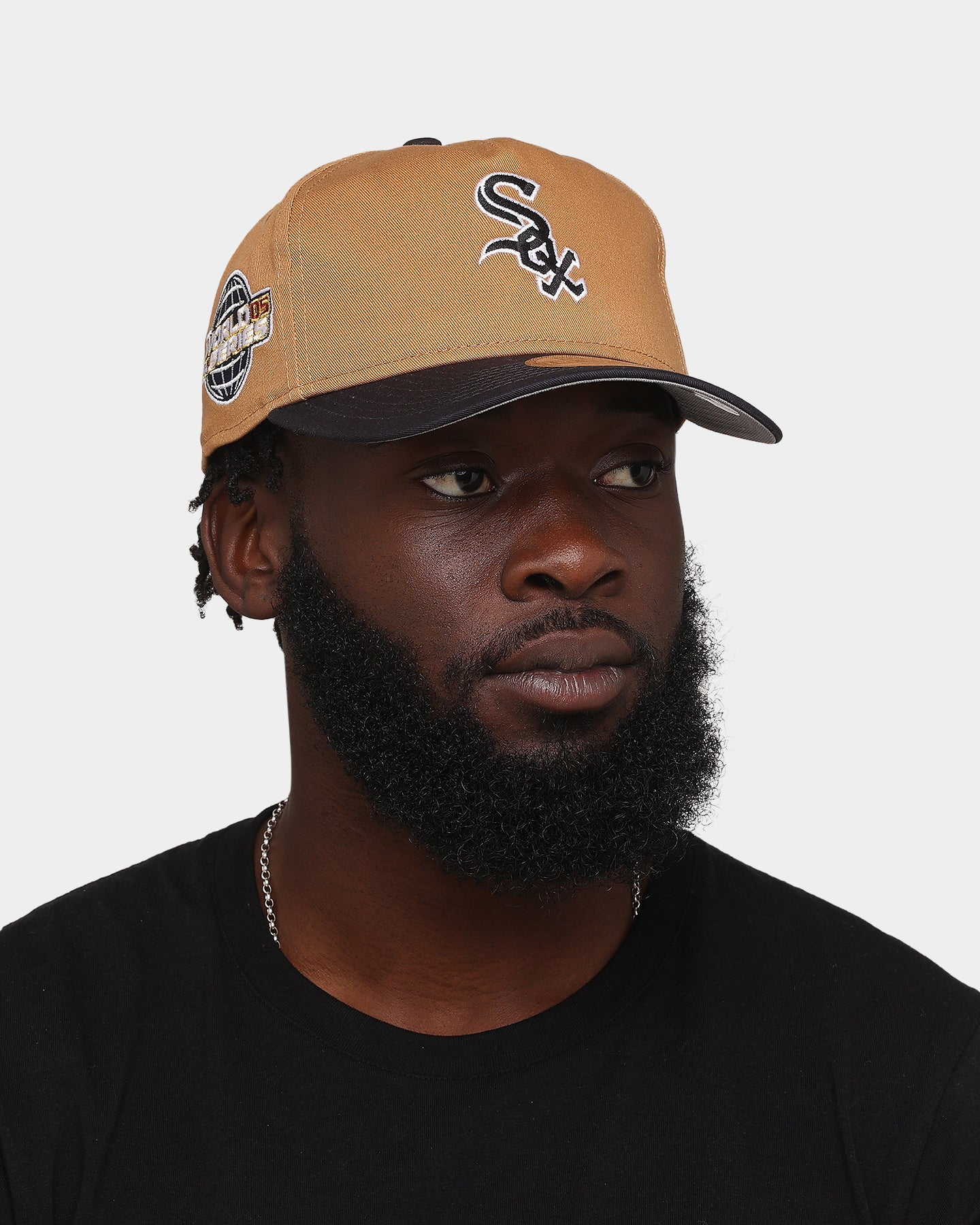 New Era Chicago White Sox 'Midnight Harvest 2-Tone' Old Golfer Snapback Wheat/Navy