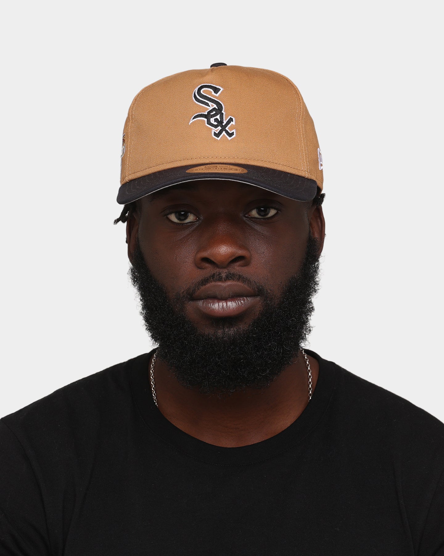 New Era Chicago White Sox 'Midnight Harvest 2-Tone' Old Golfer Snapback Wheat/Navy