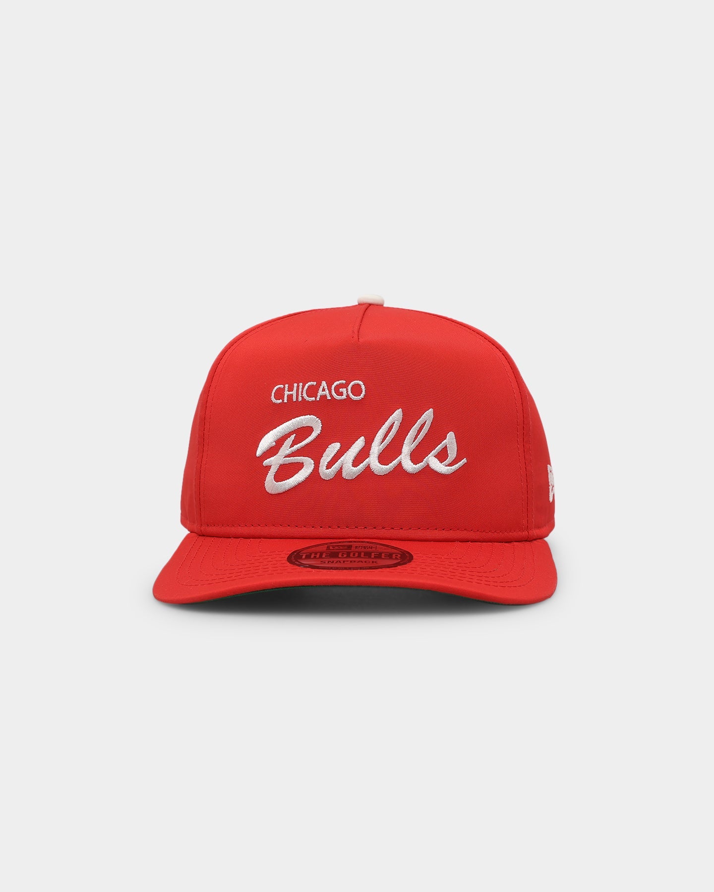 New Era Chicago Bulls 'OTC Chrome Prolight' Golfer Snapback Red