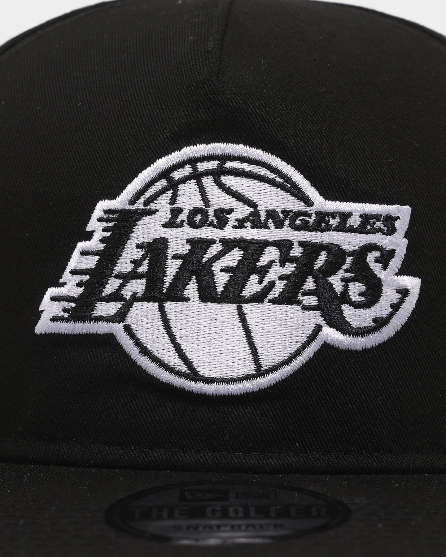 New Era Los Angeles Lakers Core Golfer Snapback Black/White