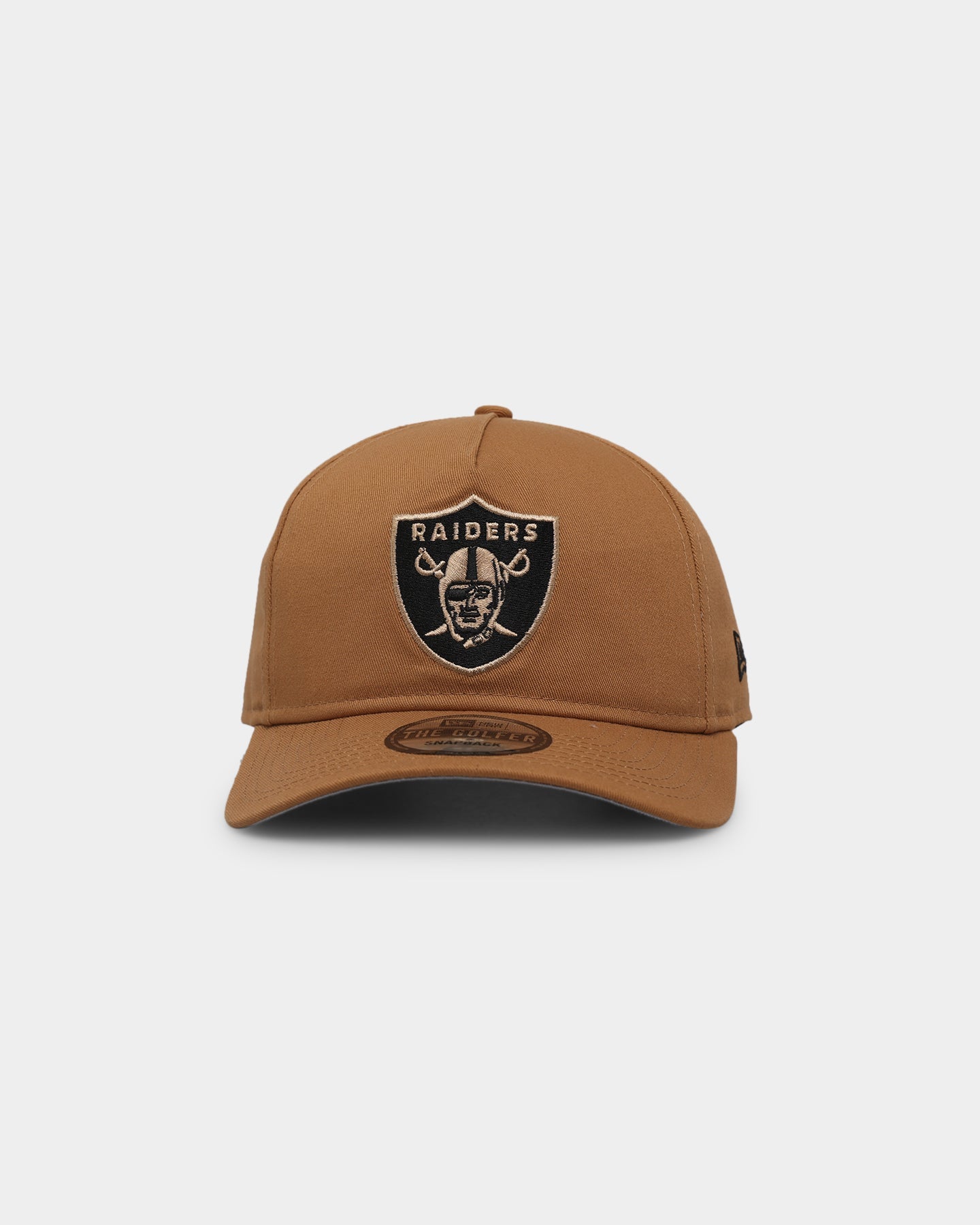 New Era Las Vegas Raiders Pinch Crown Golfer Wheat/Black
