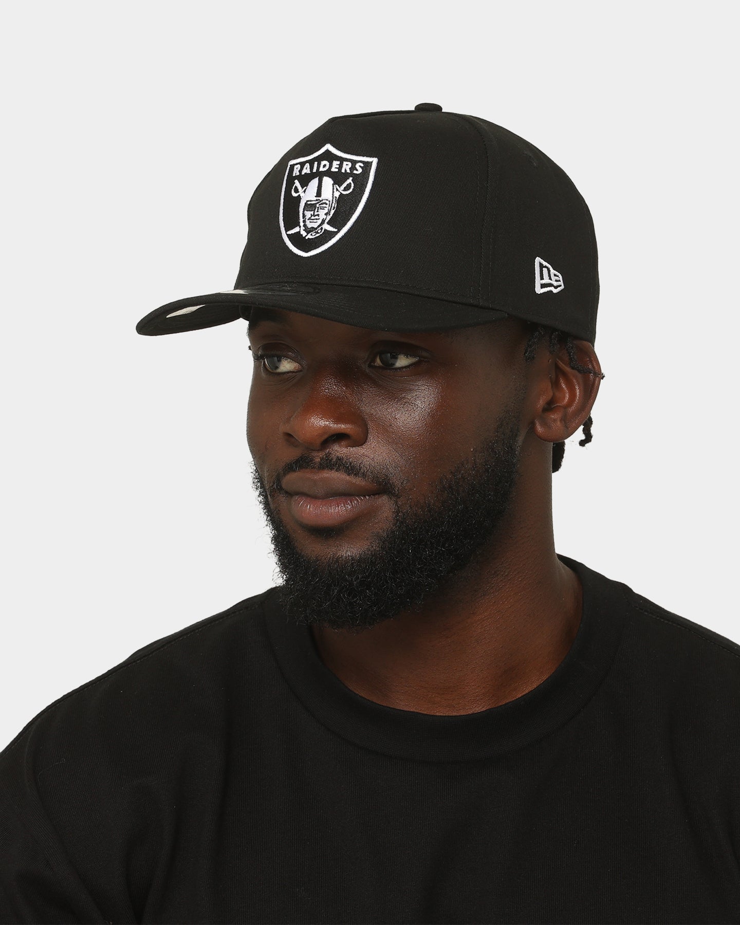 New Era Las Vegas Raiders Old Golfer Snapback Black/White