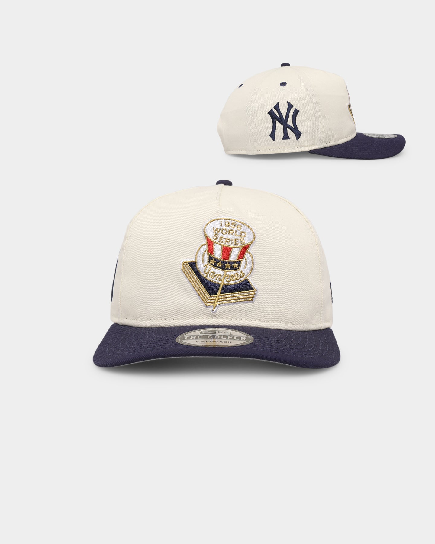 New Era New York Yankees  '1950s World Series Through The Decades' Golfer Snapback Chrome White
