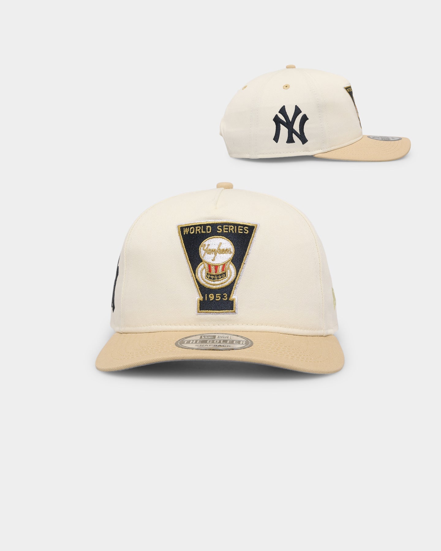New Era New York Yankees '1950s World Series Through The Decades' Golfer Snapback Chrome White