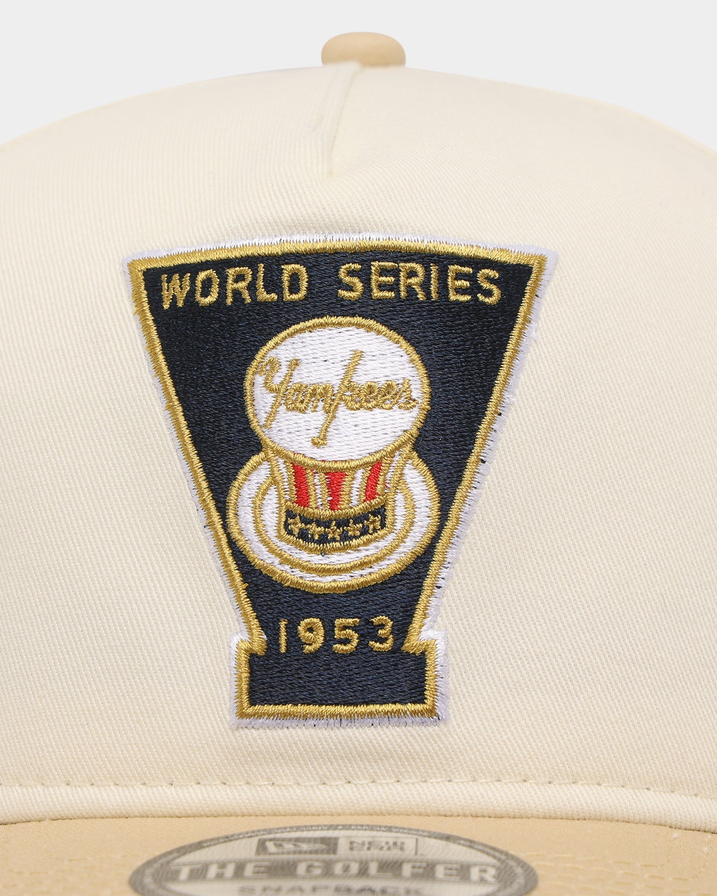 New Era New York Yankees '1950s World Series Through The Decades' Golfer Snapback Chrome White